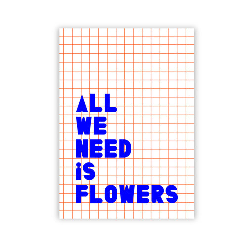 All we need is flowers - carnet
