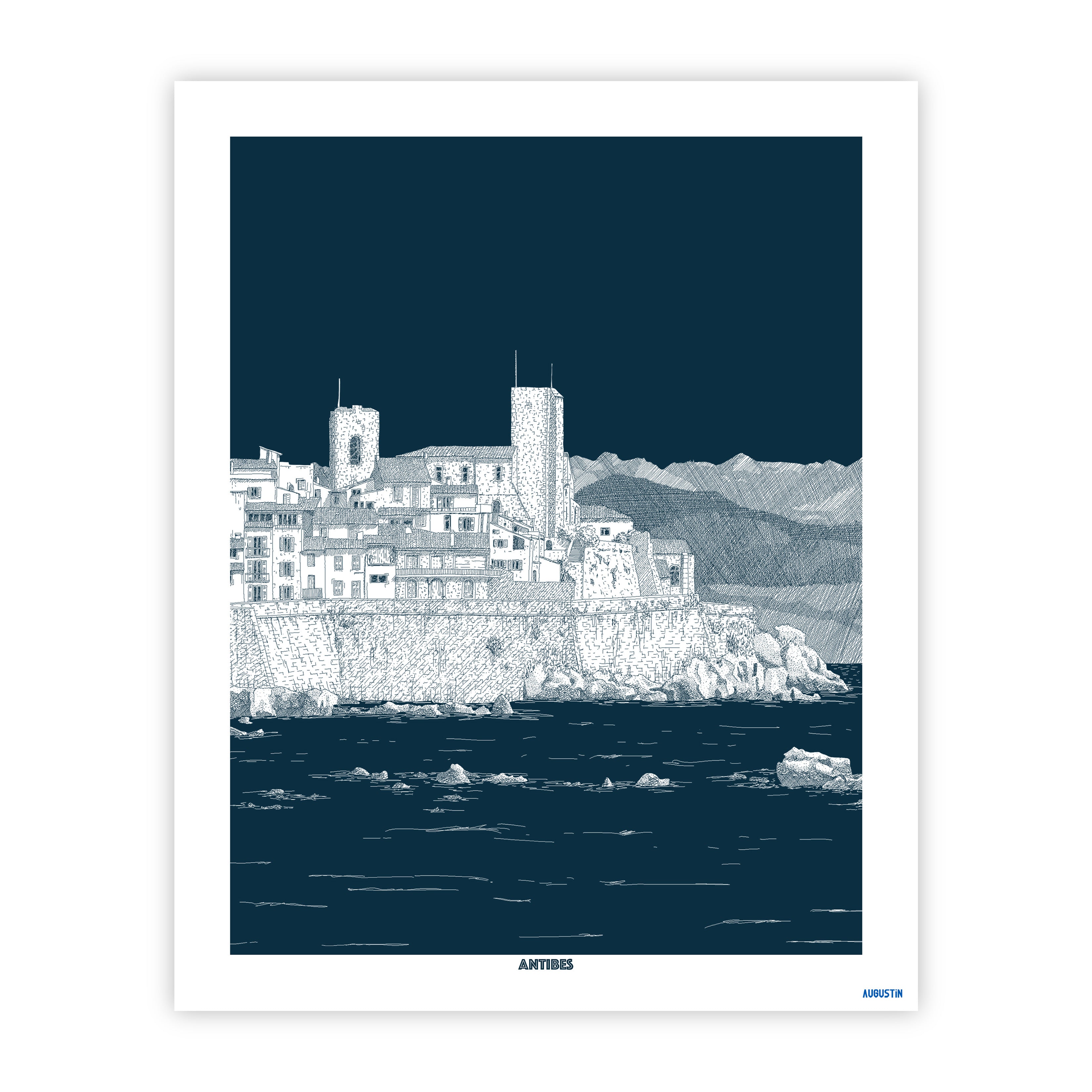 Antibes  - affiche