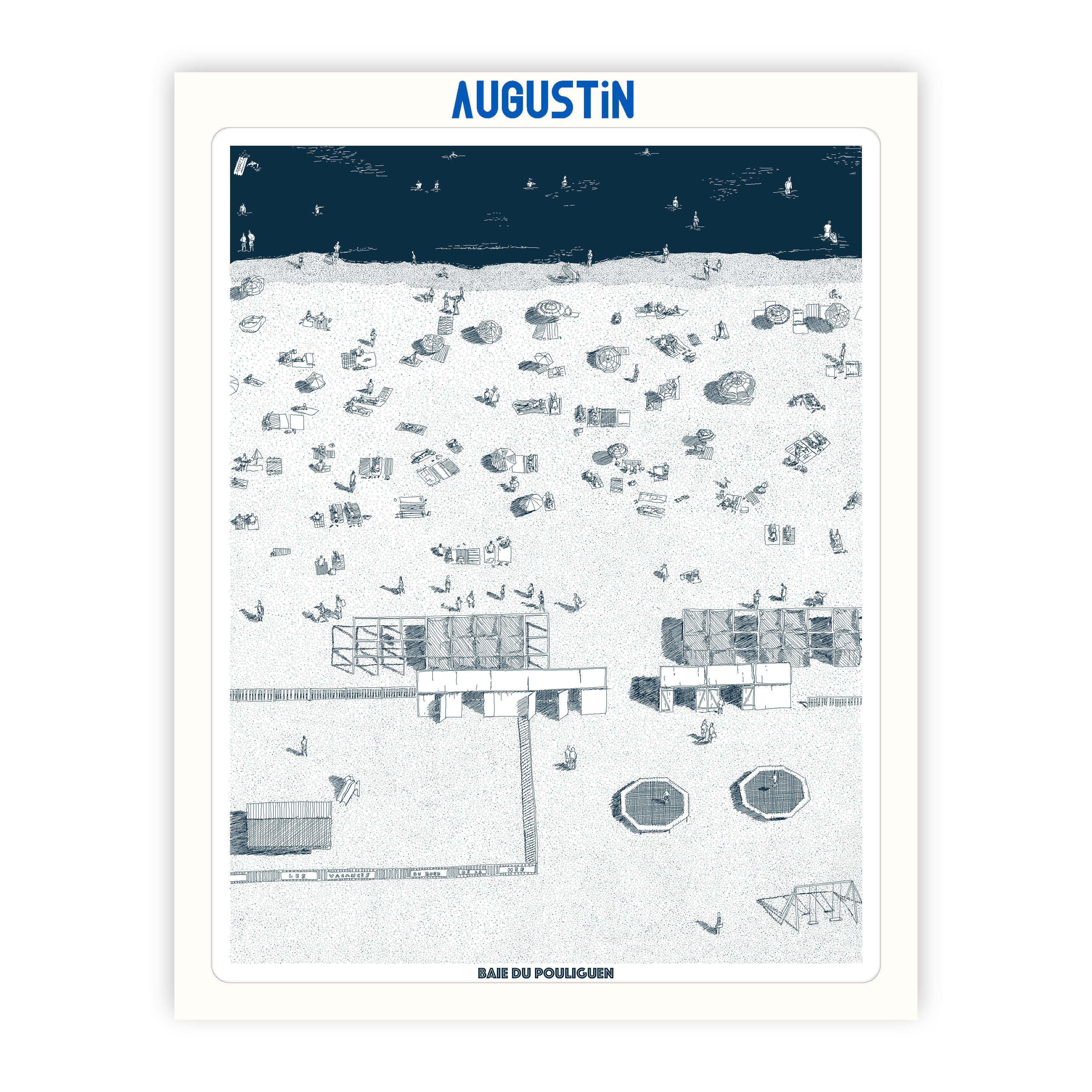 Baie du Pouliguen - affiche