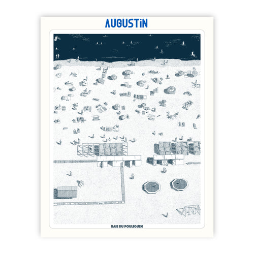 Baie du Pouliguen - affiche