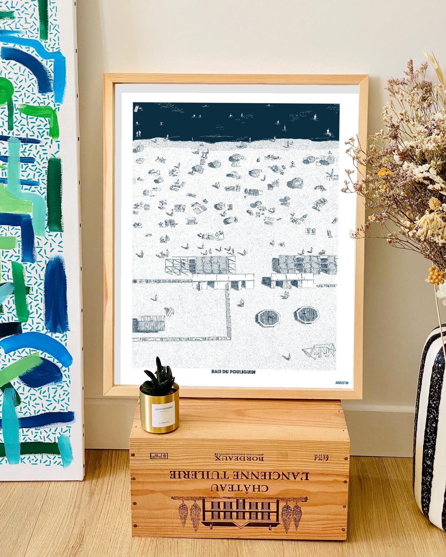 Baie du Pouliguen - affiche