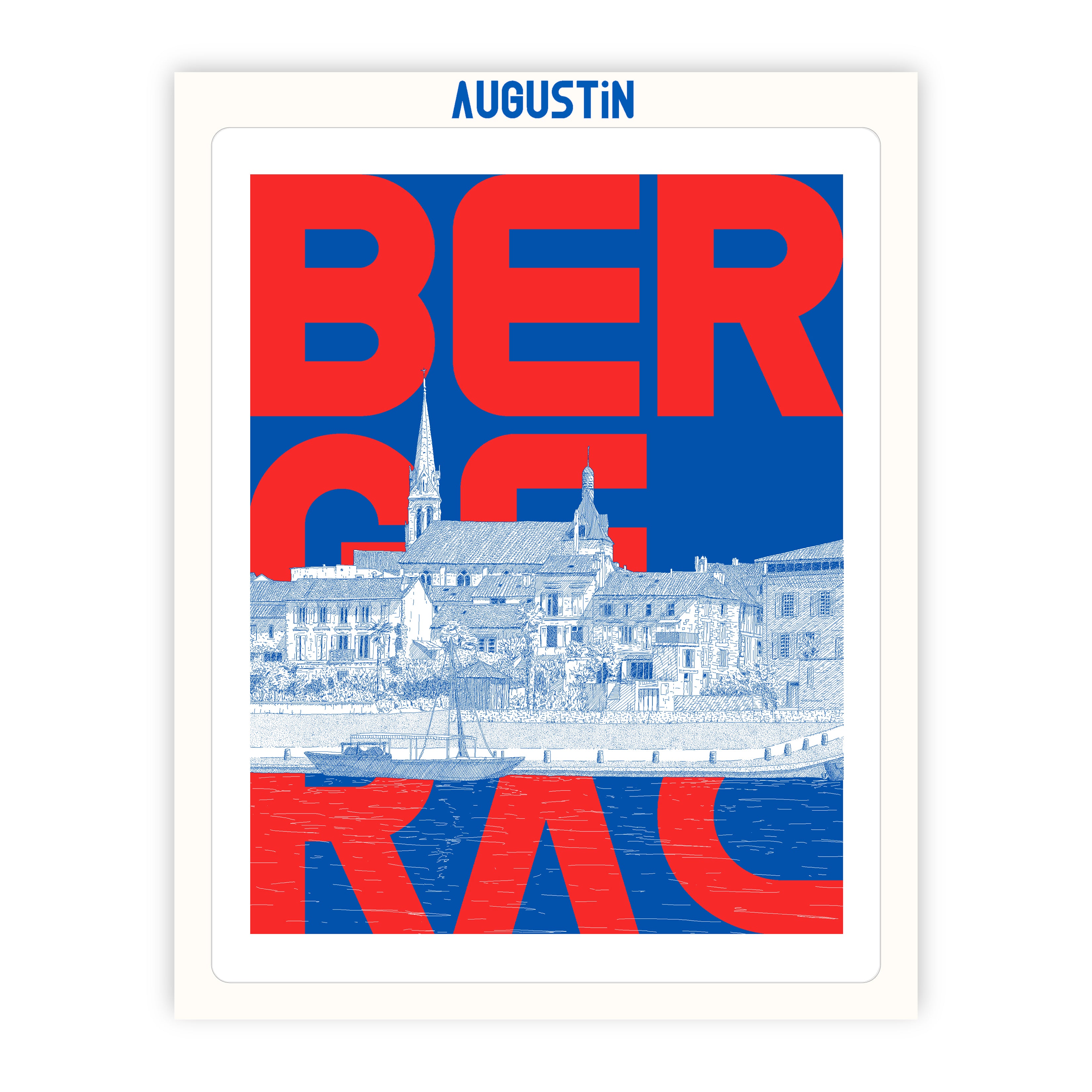 Bergerac rouge - affiche