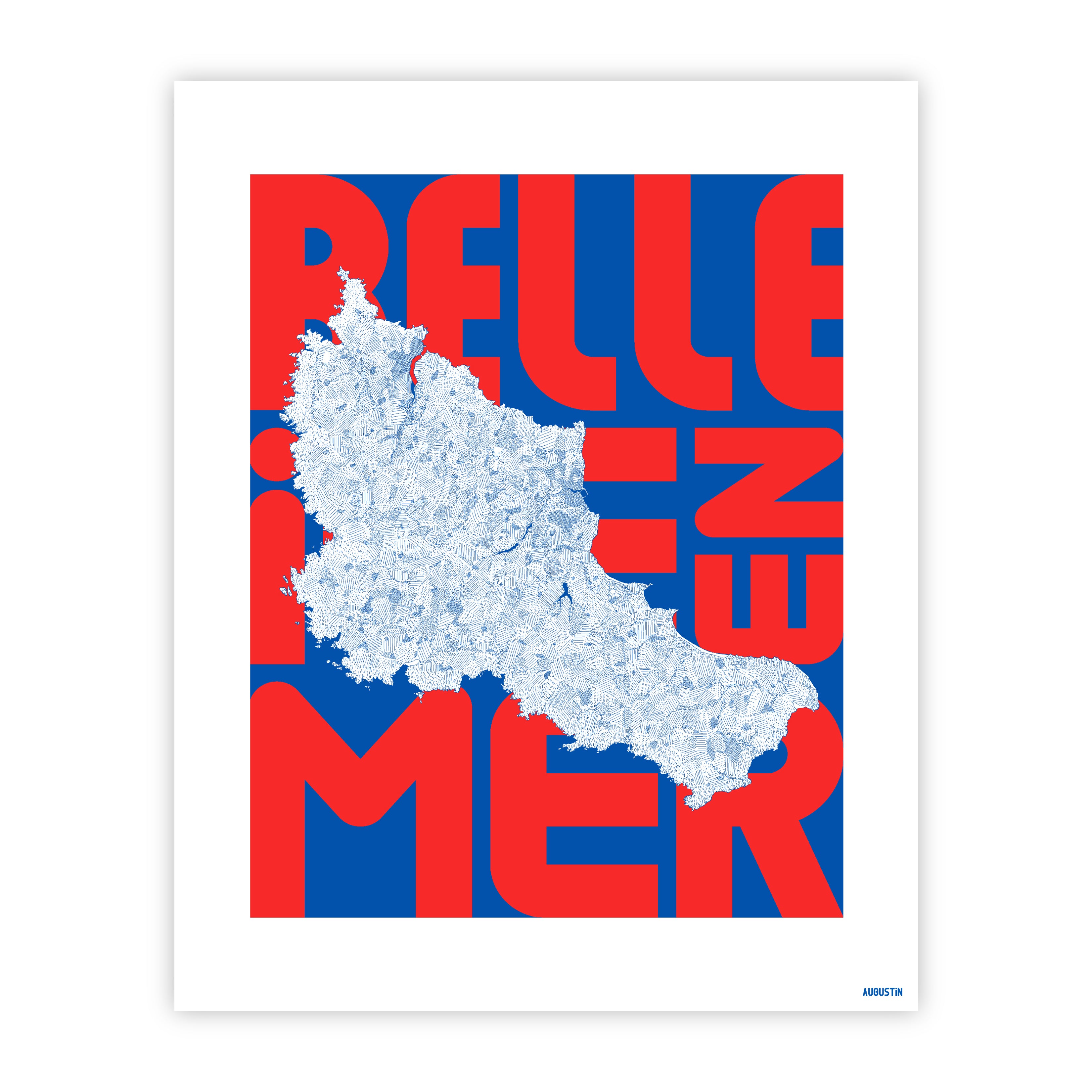 Belle Ile rouge - affiche