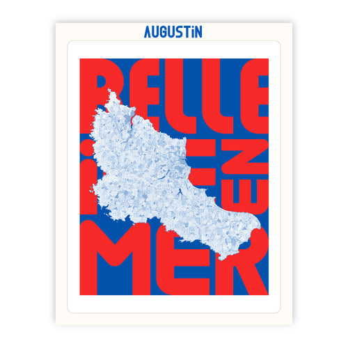 Belle Ile rouge - affiche