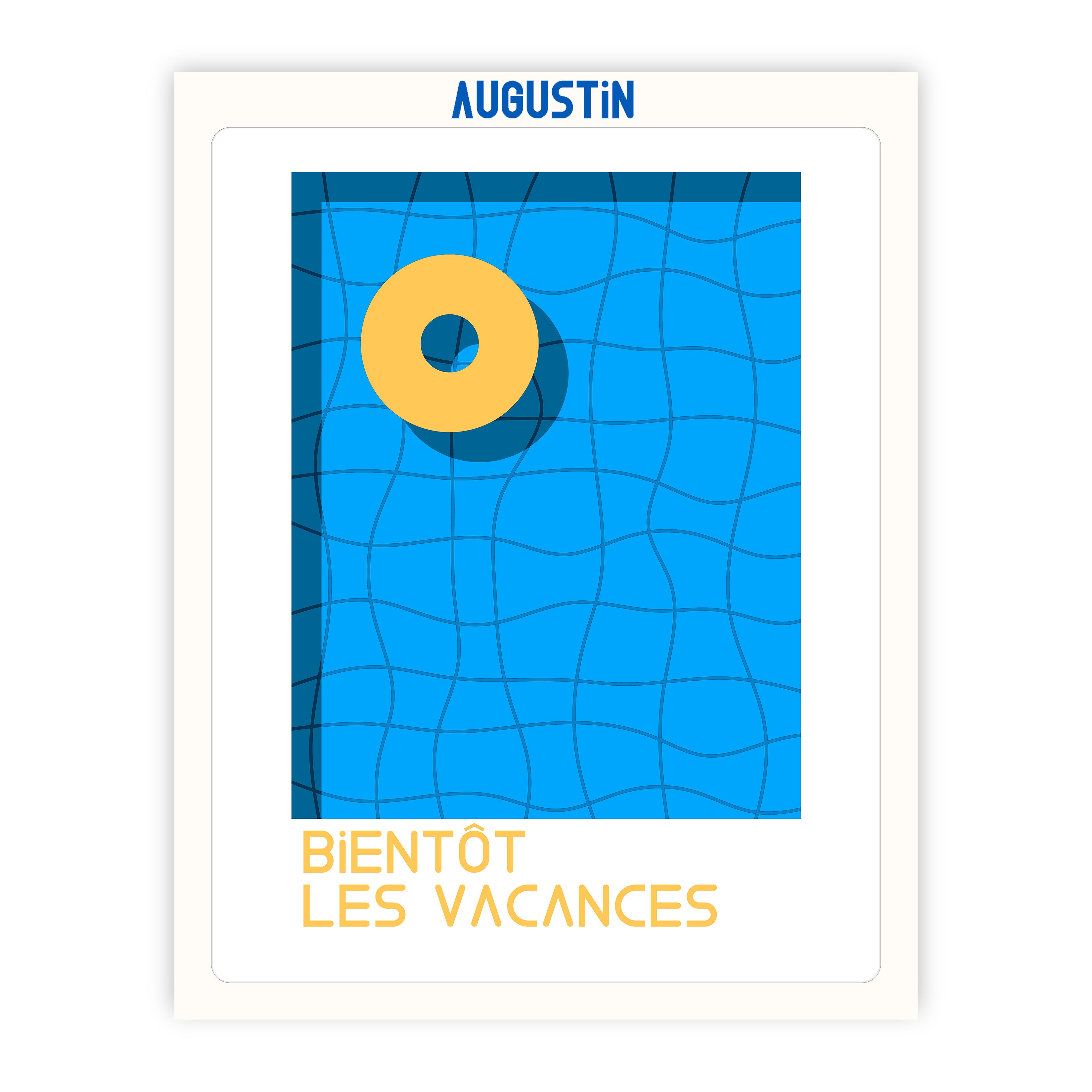 Bientôt les vacances  - affiche