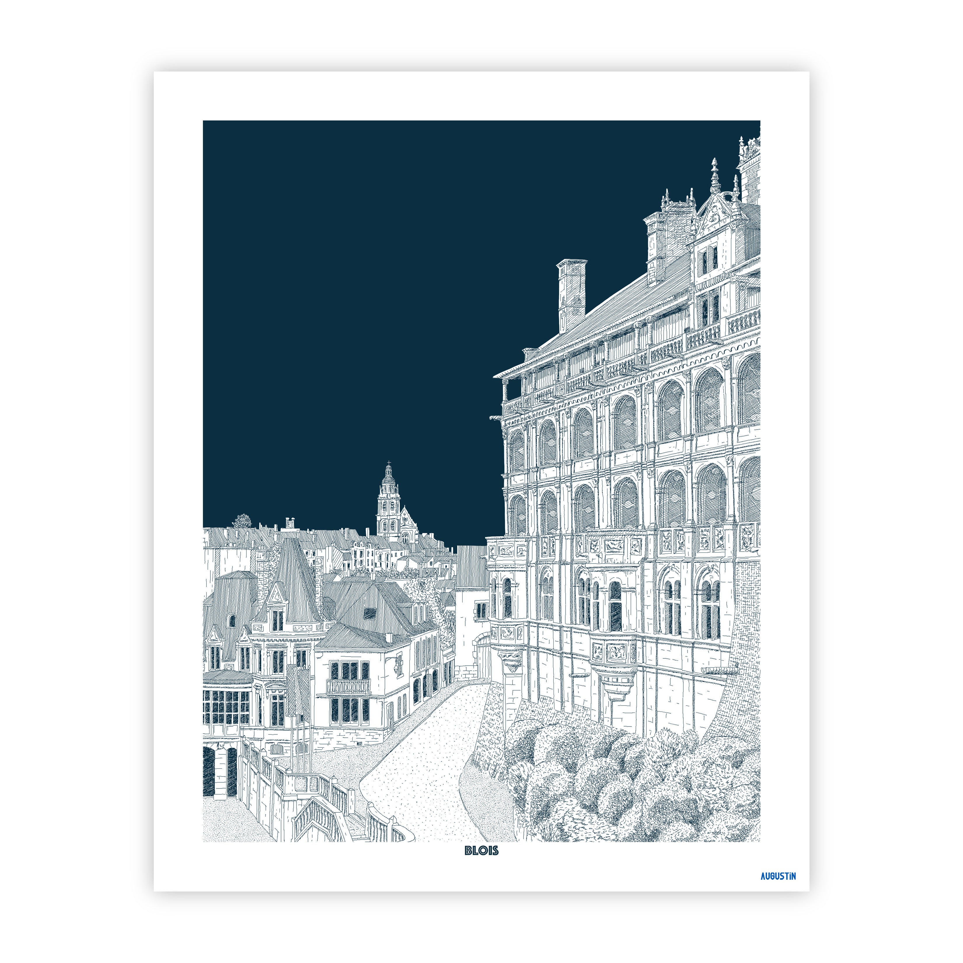 Blois Château  - affiche