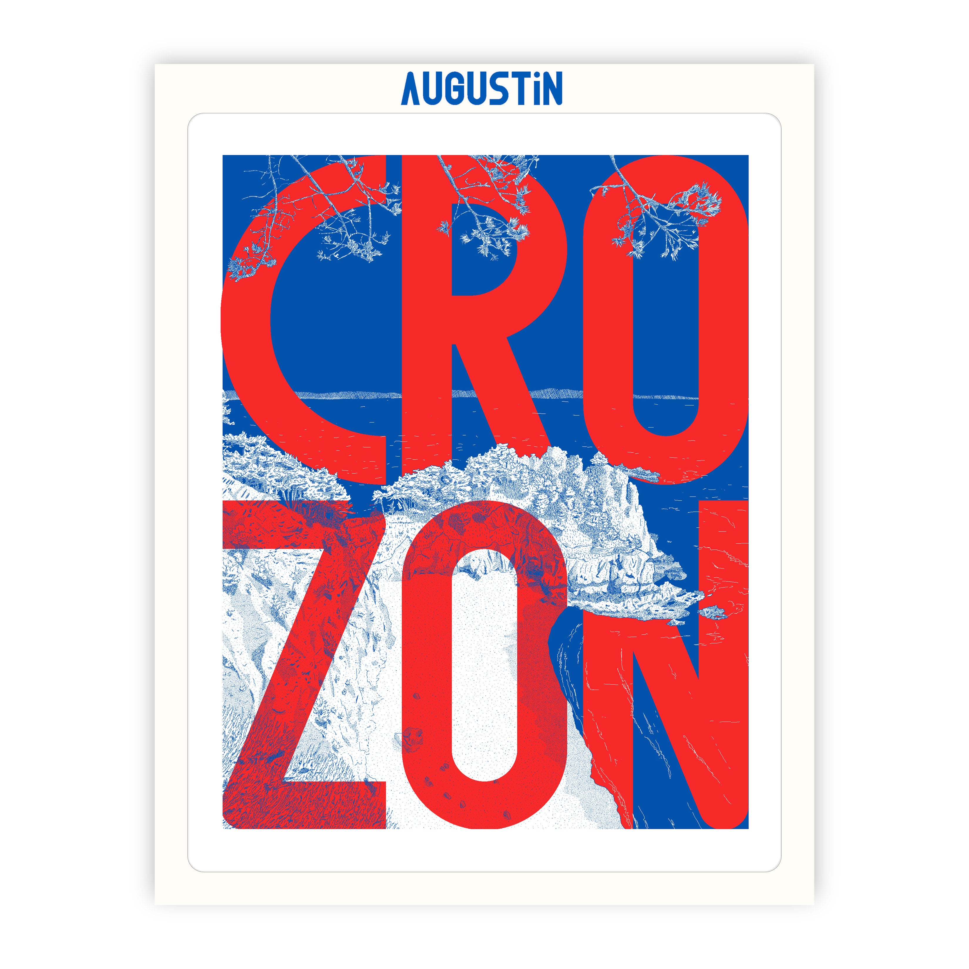 Crozon rouge - affiche