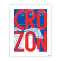 Crozon rouge - affiche