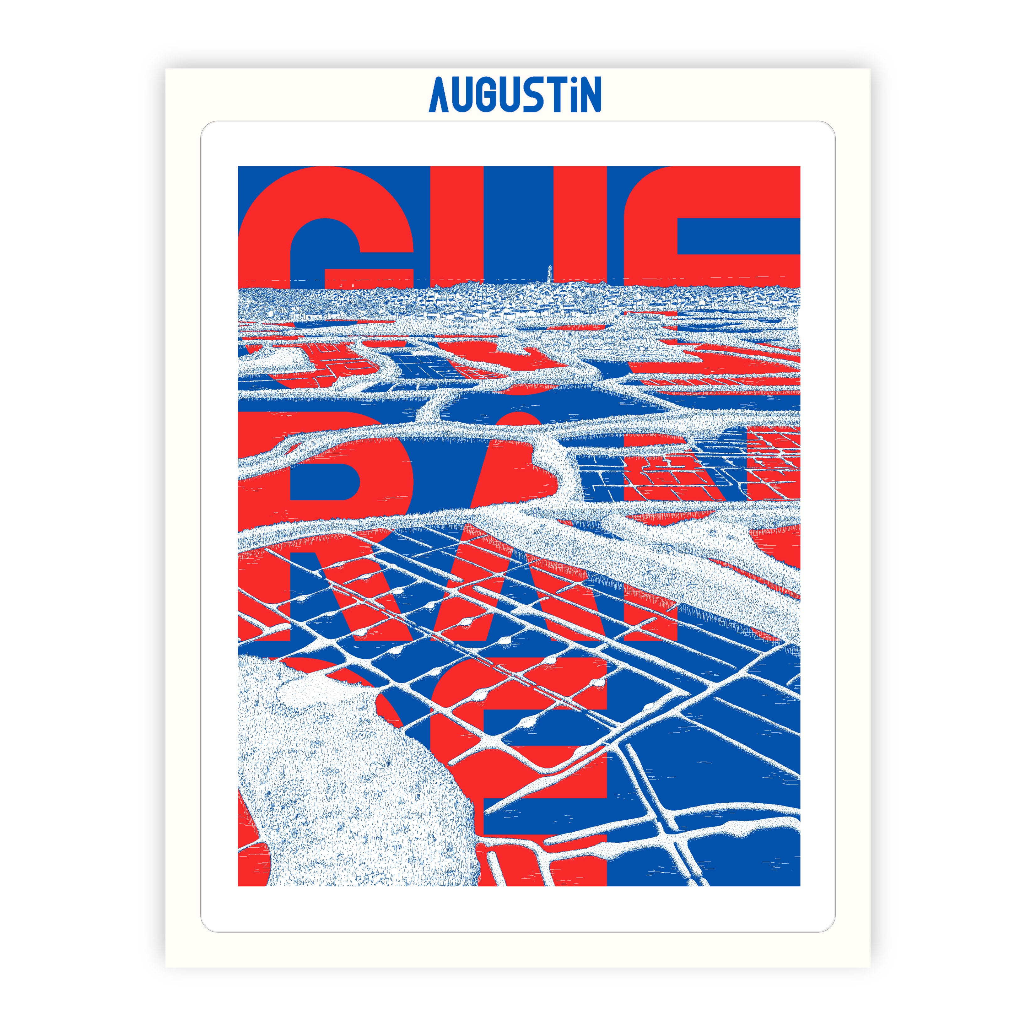 Guérande rouge - affiche