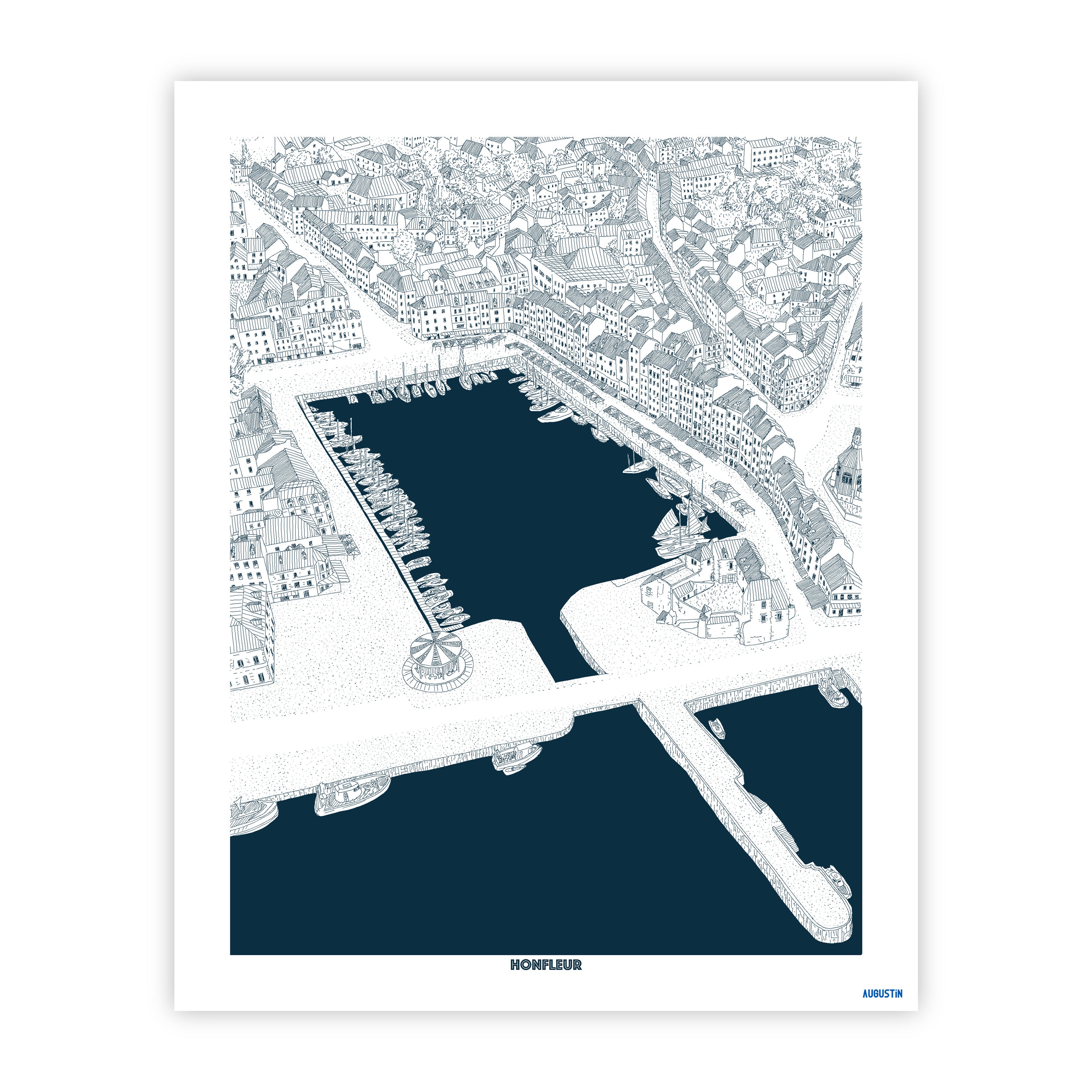 Honfleur   - affiche