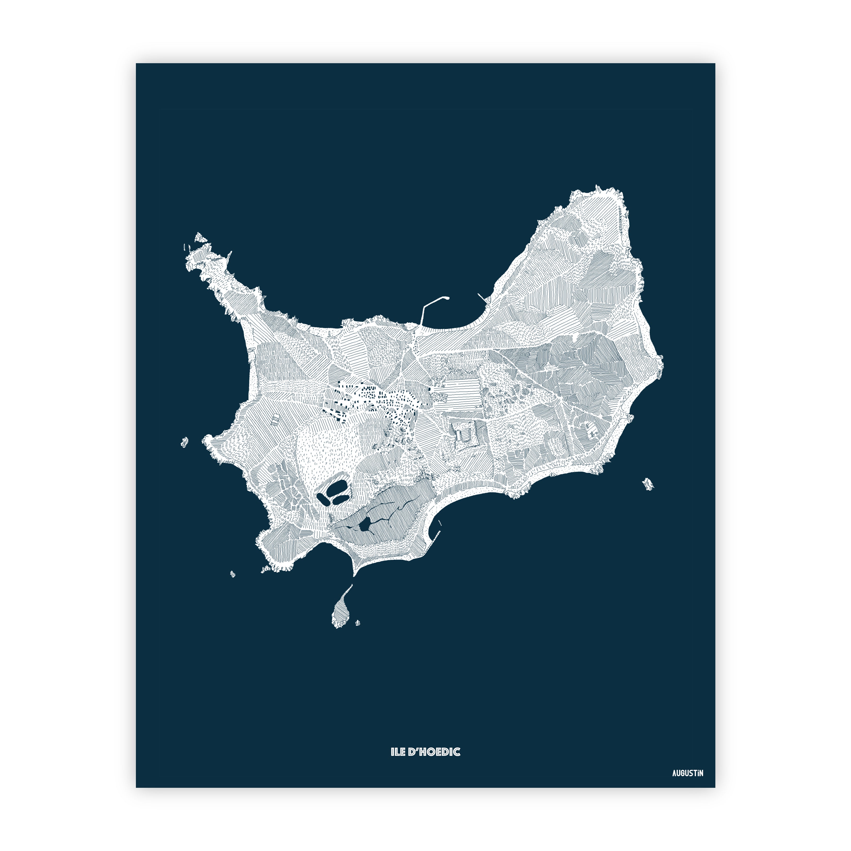 Ile de Hoedic   - affiche