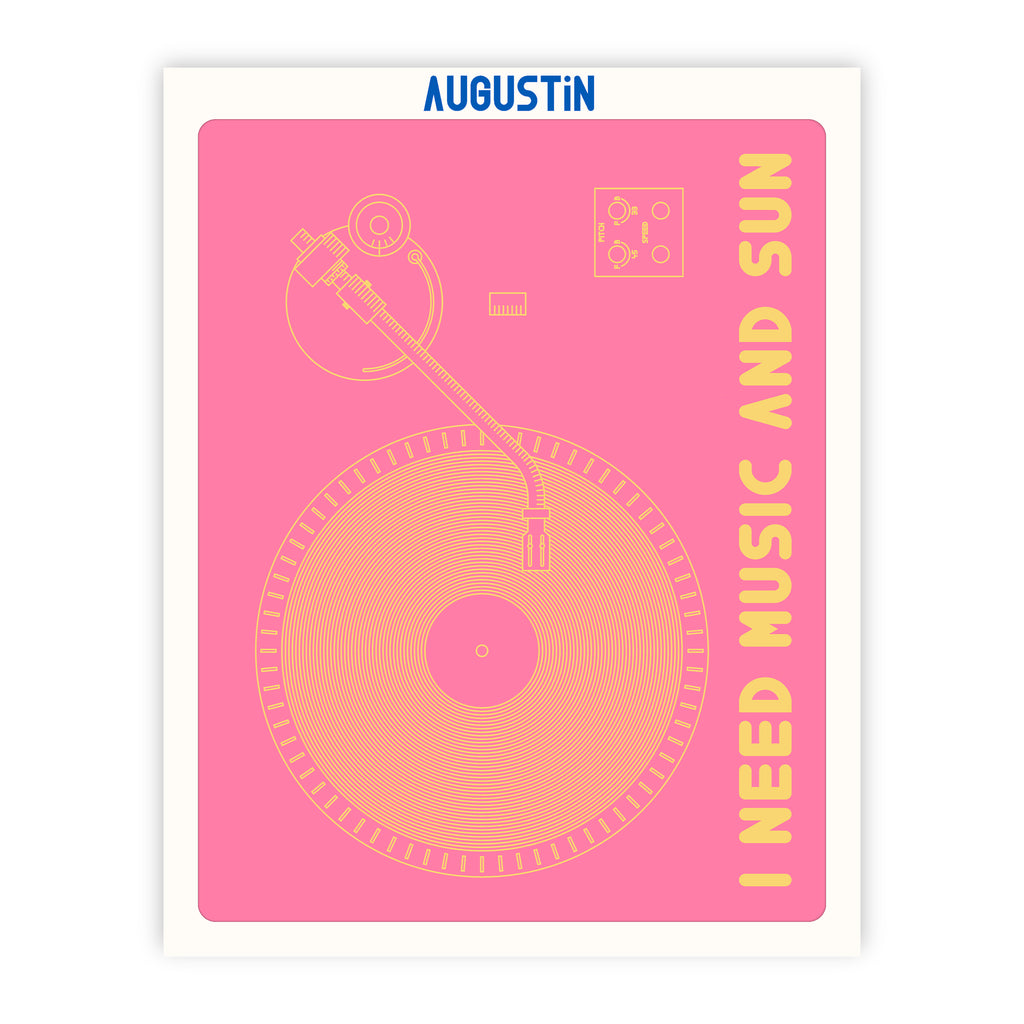 I need music and sun rose - affiche