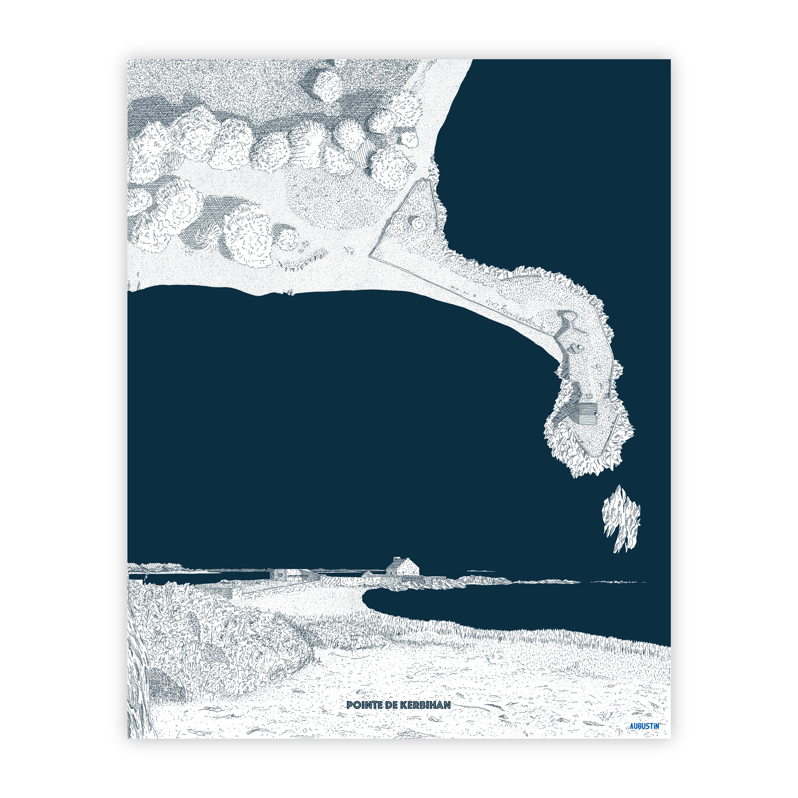 Pointe de Kerbihan - affiche