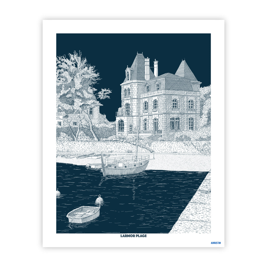 Larmor Plage - affiche