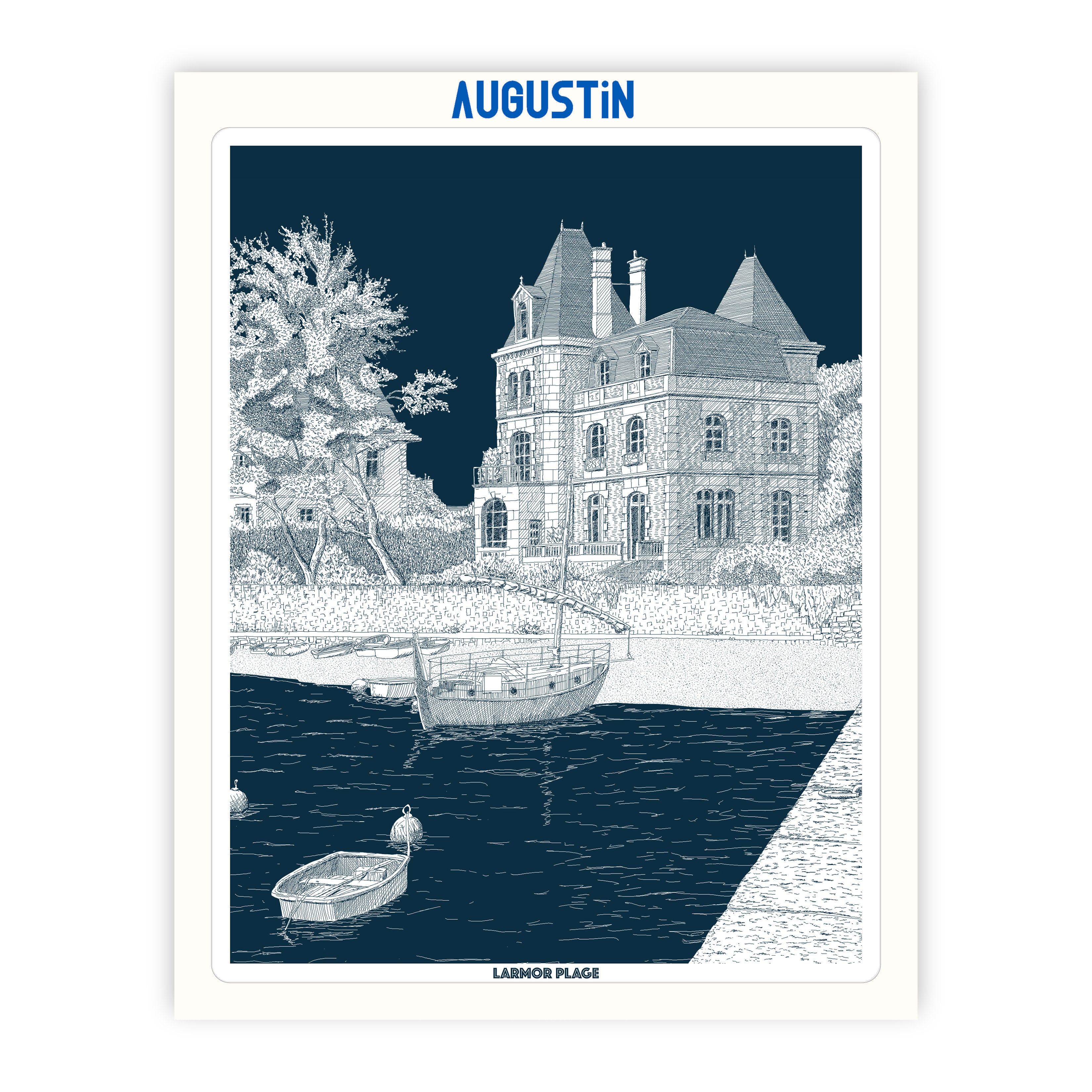 Larmor Plage - affiche