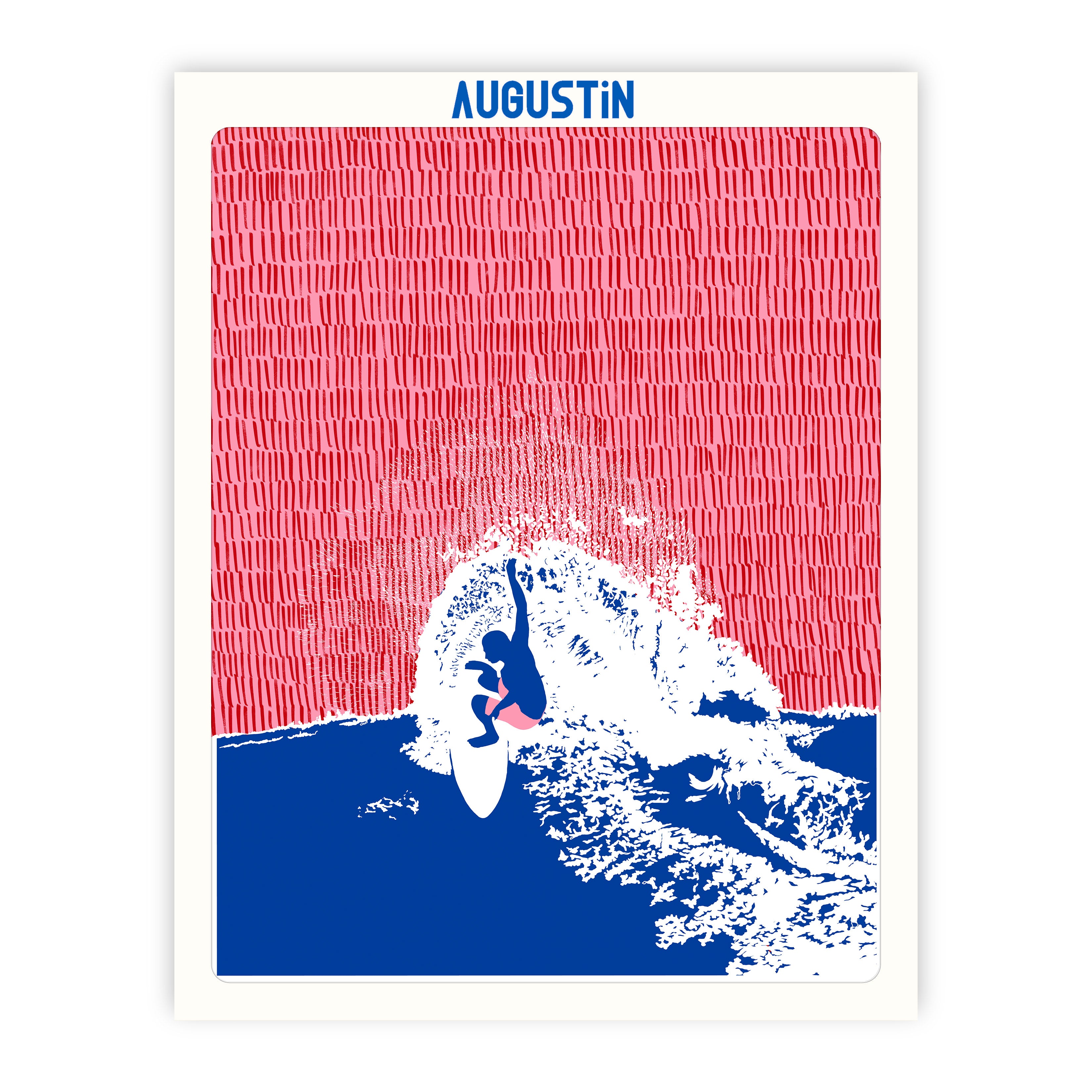 Le surf - affiche