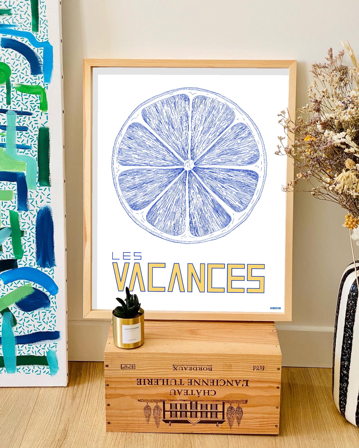 Les vacances - affiche