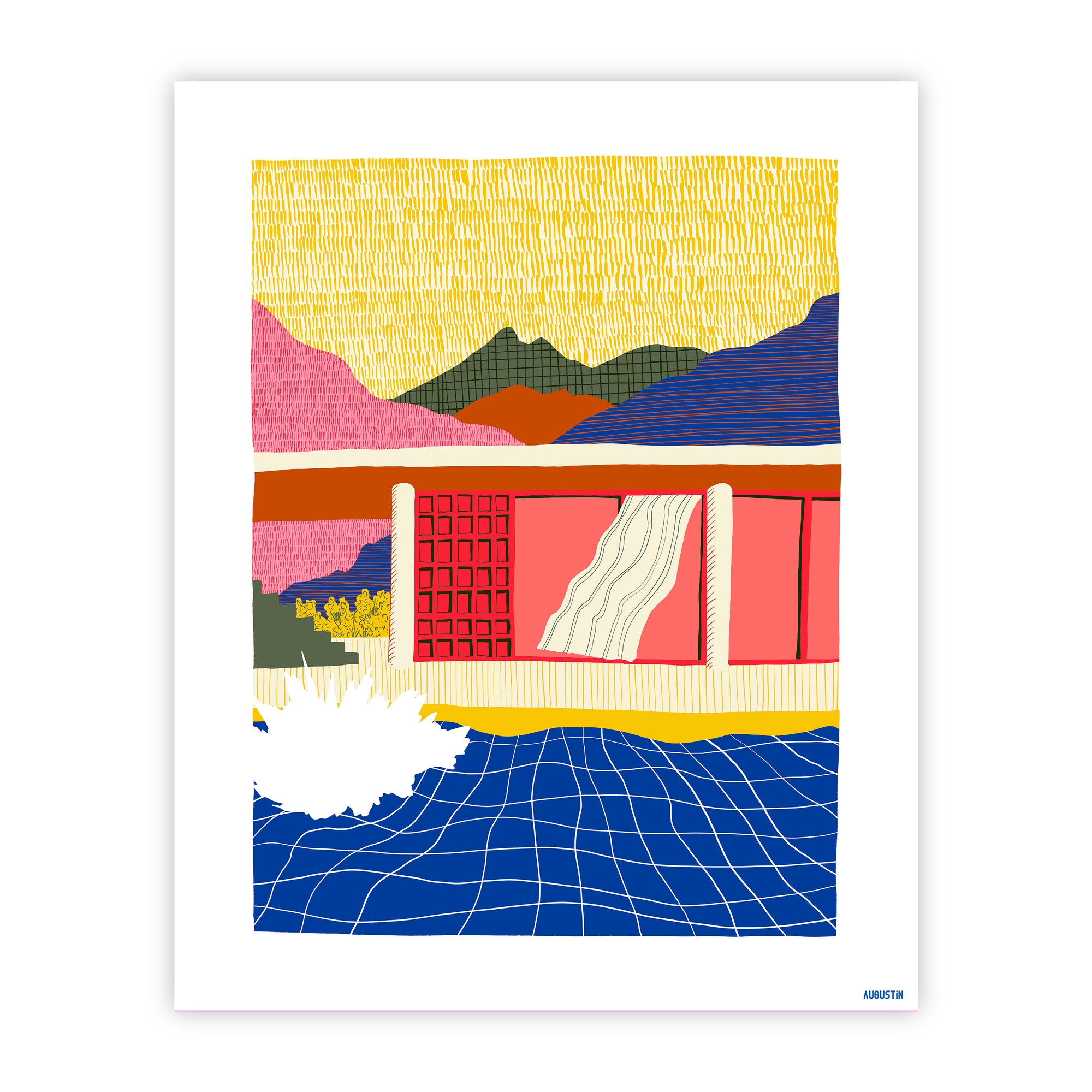 Le plongeon - affiche