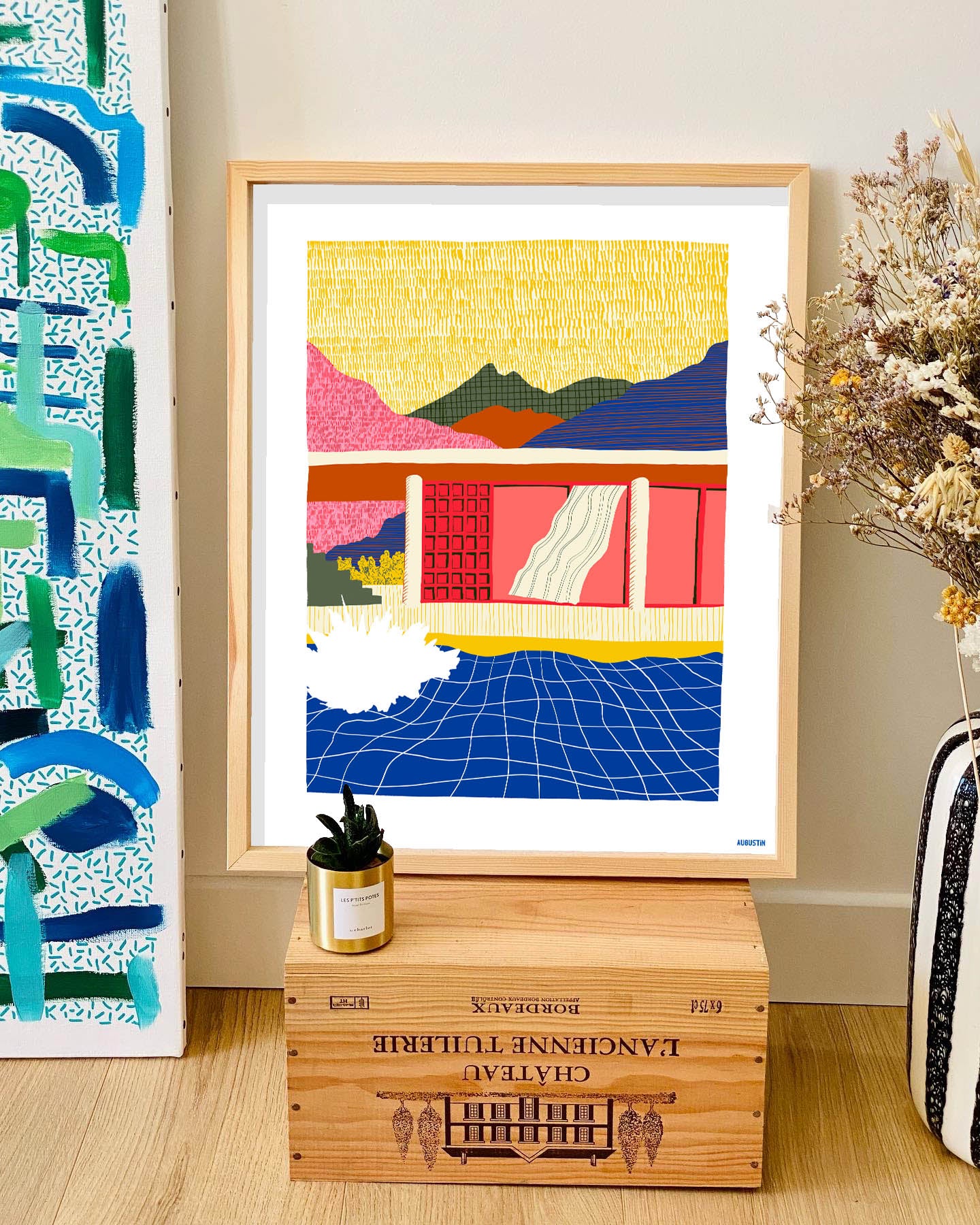 Le plongeon - affiche