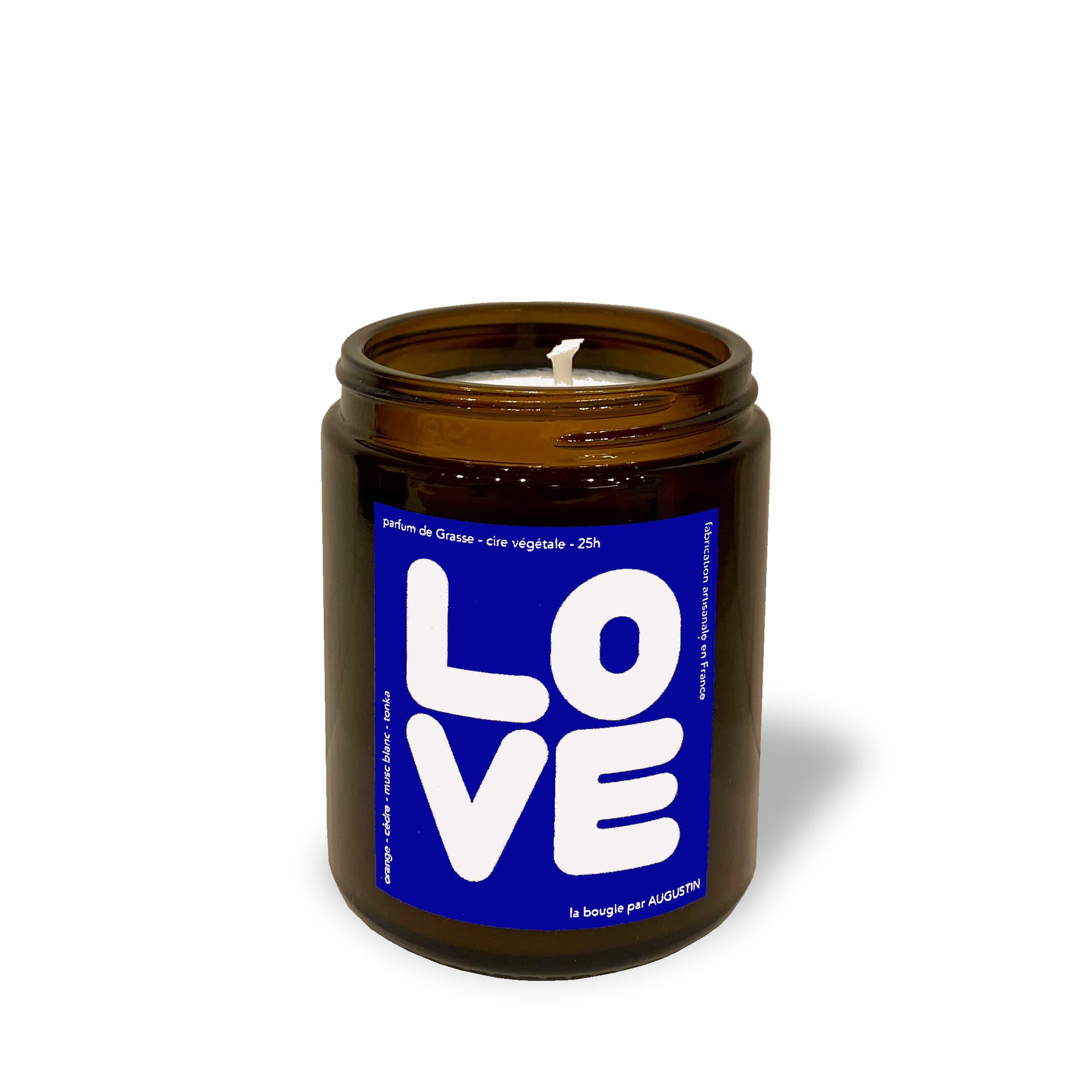 Love bleu - bougie