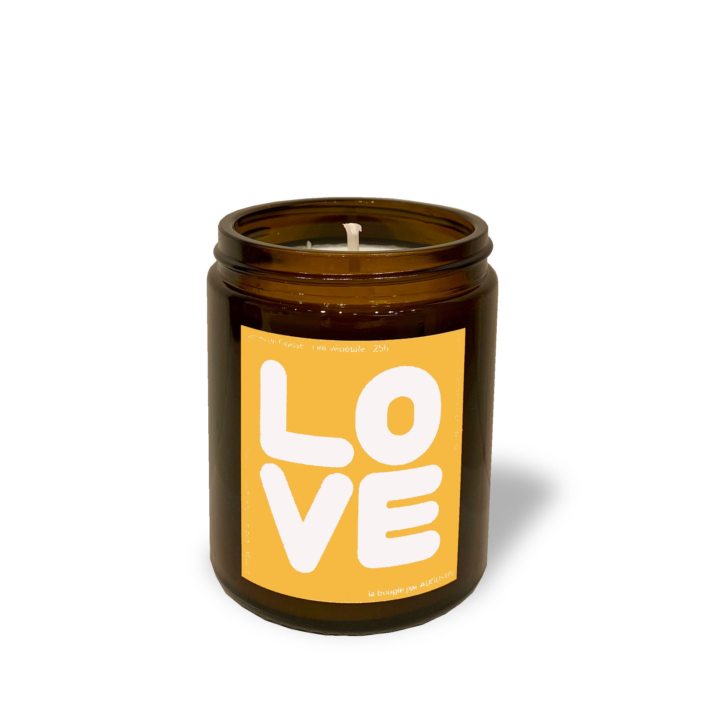Love jaune - bougie