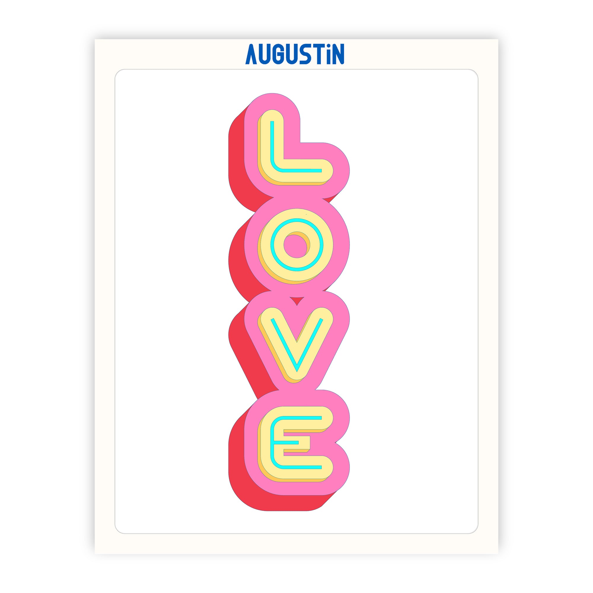 Love rose - affiche