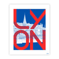 Lyon rouge - affiche
