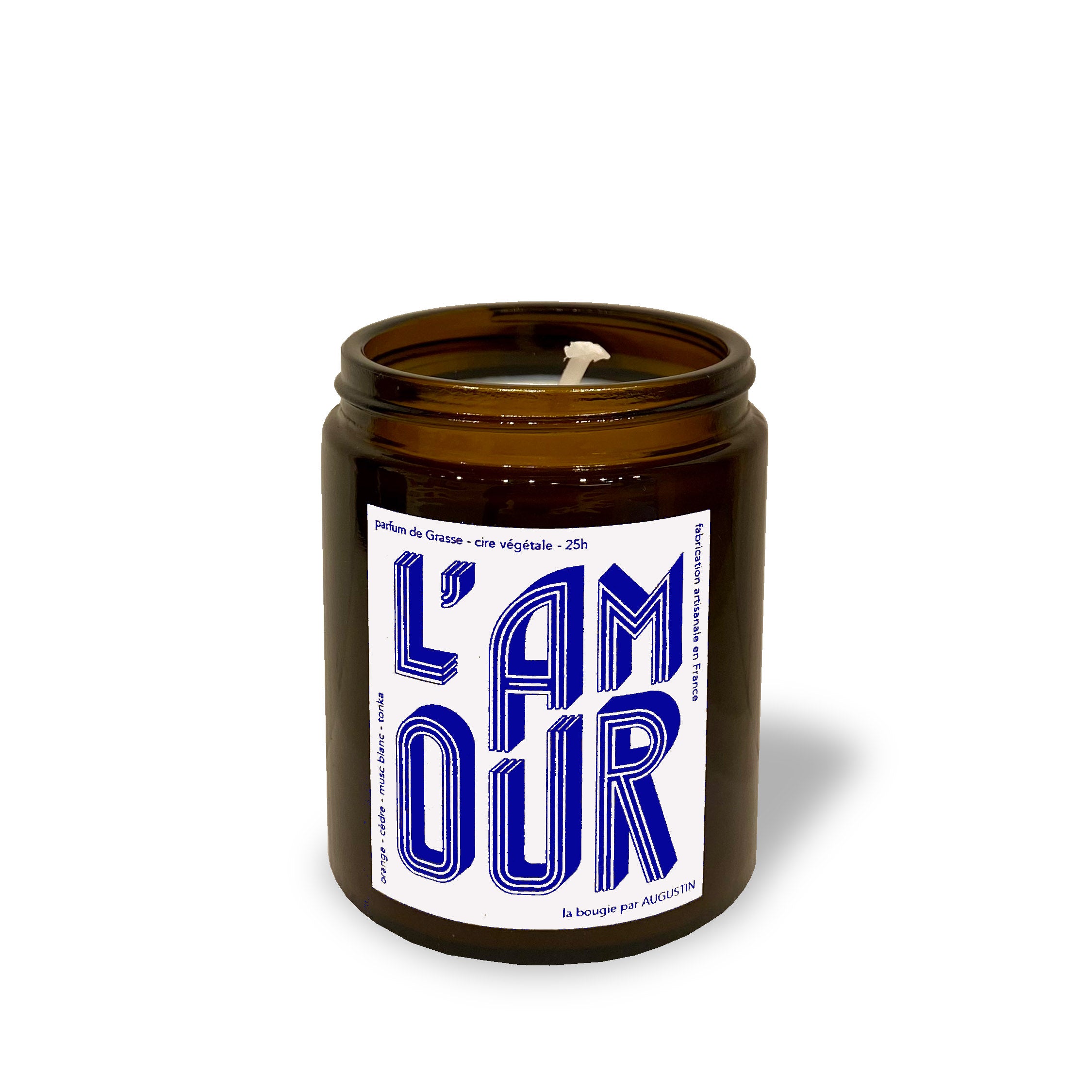 L'amour bleu - bougie