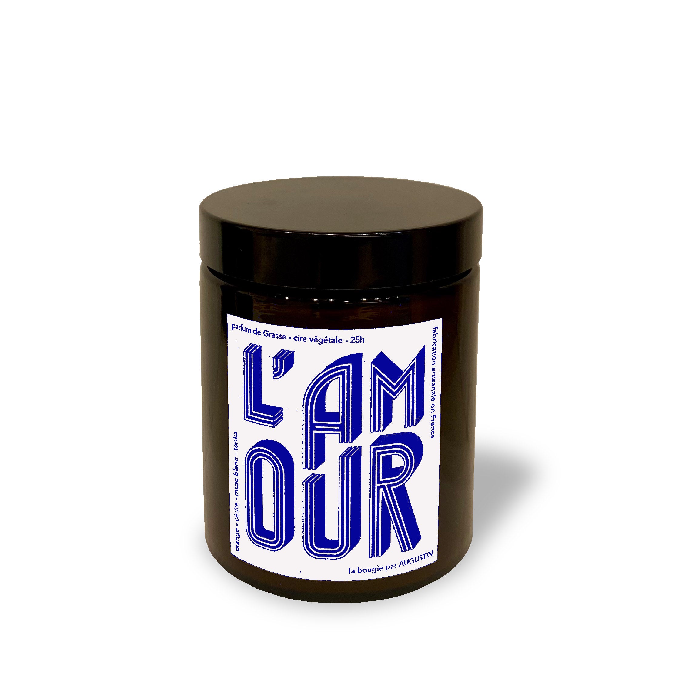 L'amour bleu - bougie