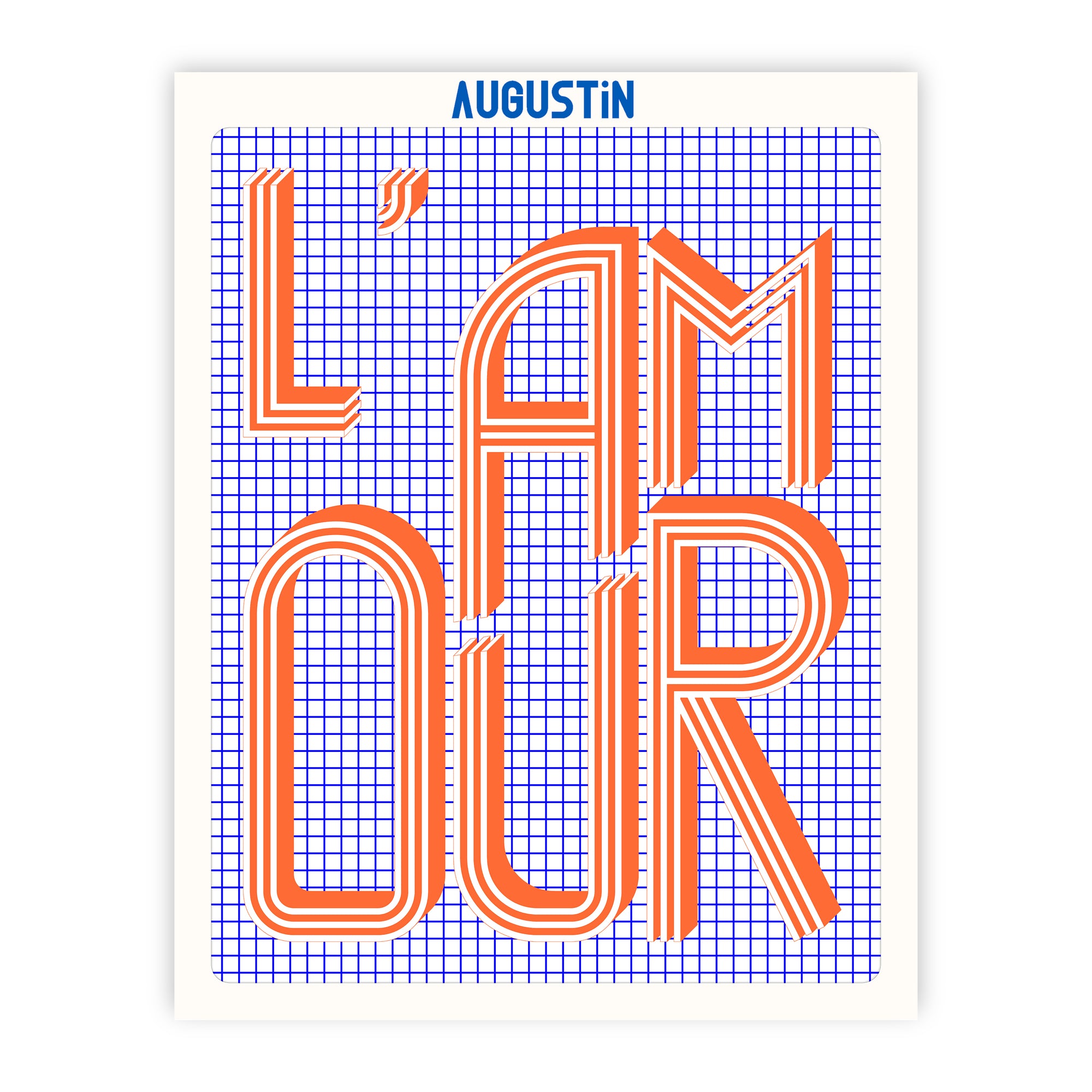 L'amour orange - affiche
