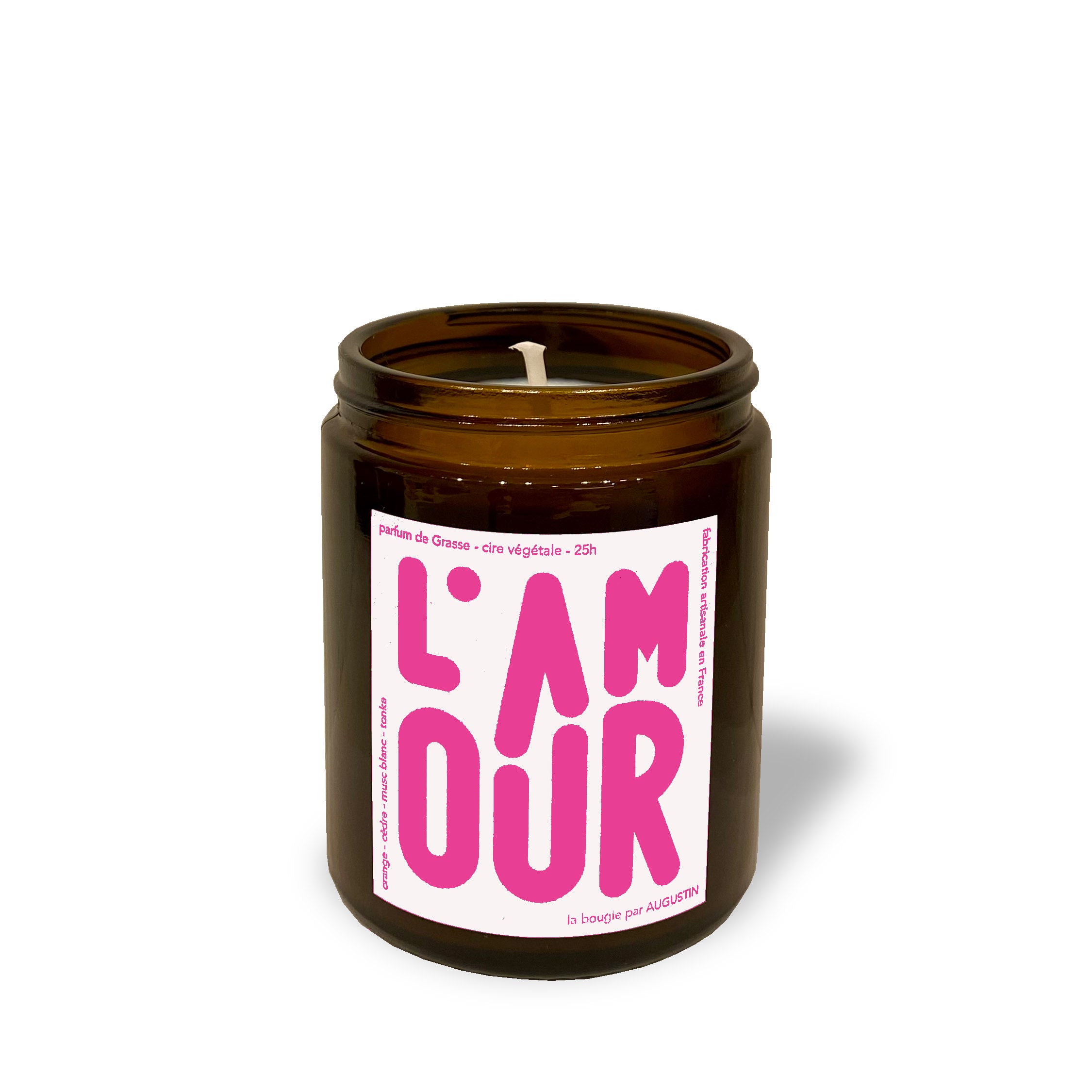 L'amour rose - bougie