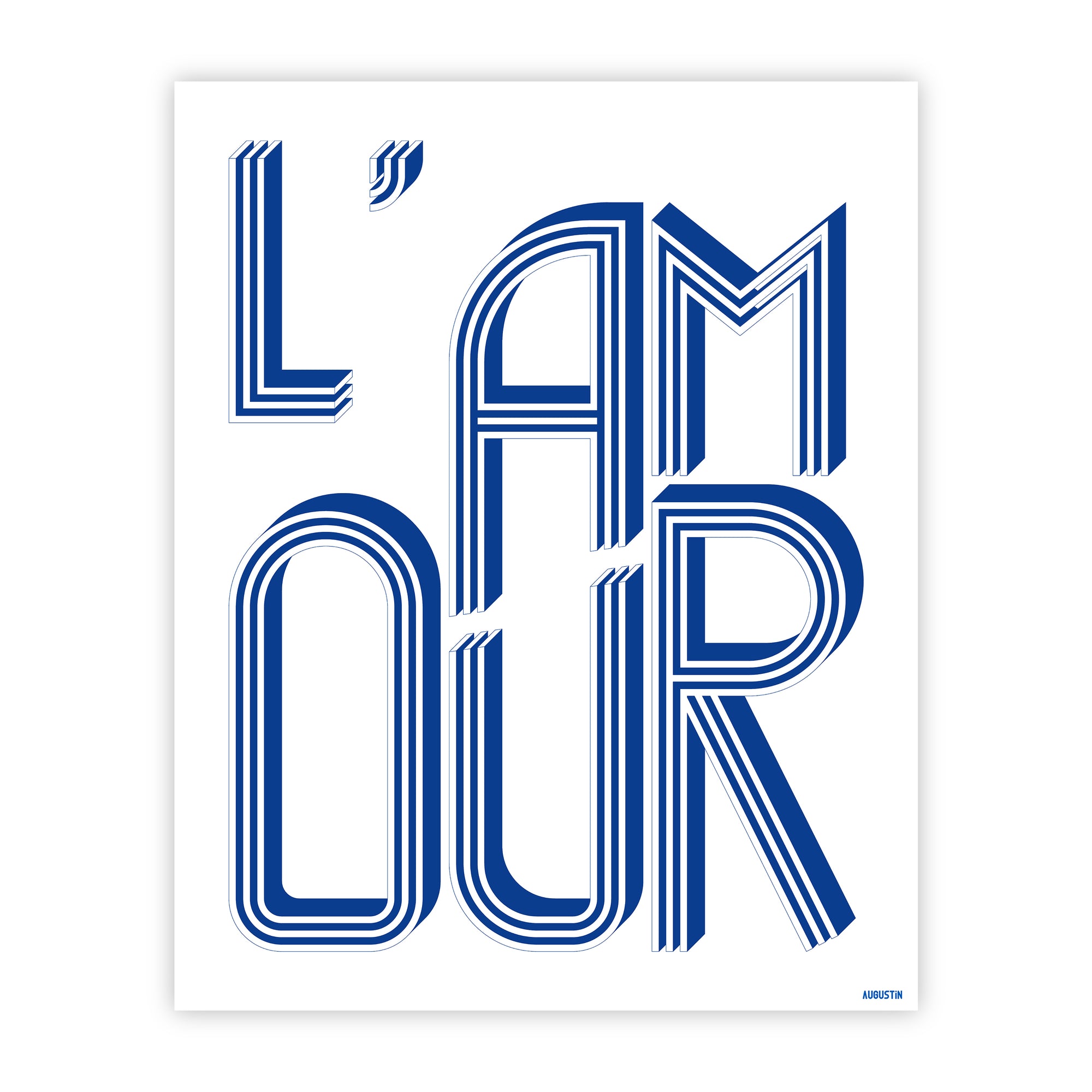 L'amour bleu - affiche
