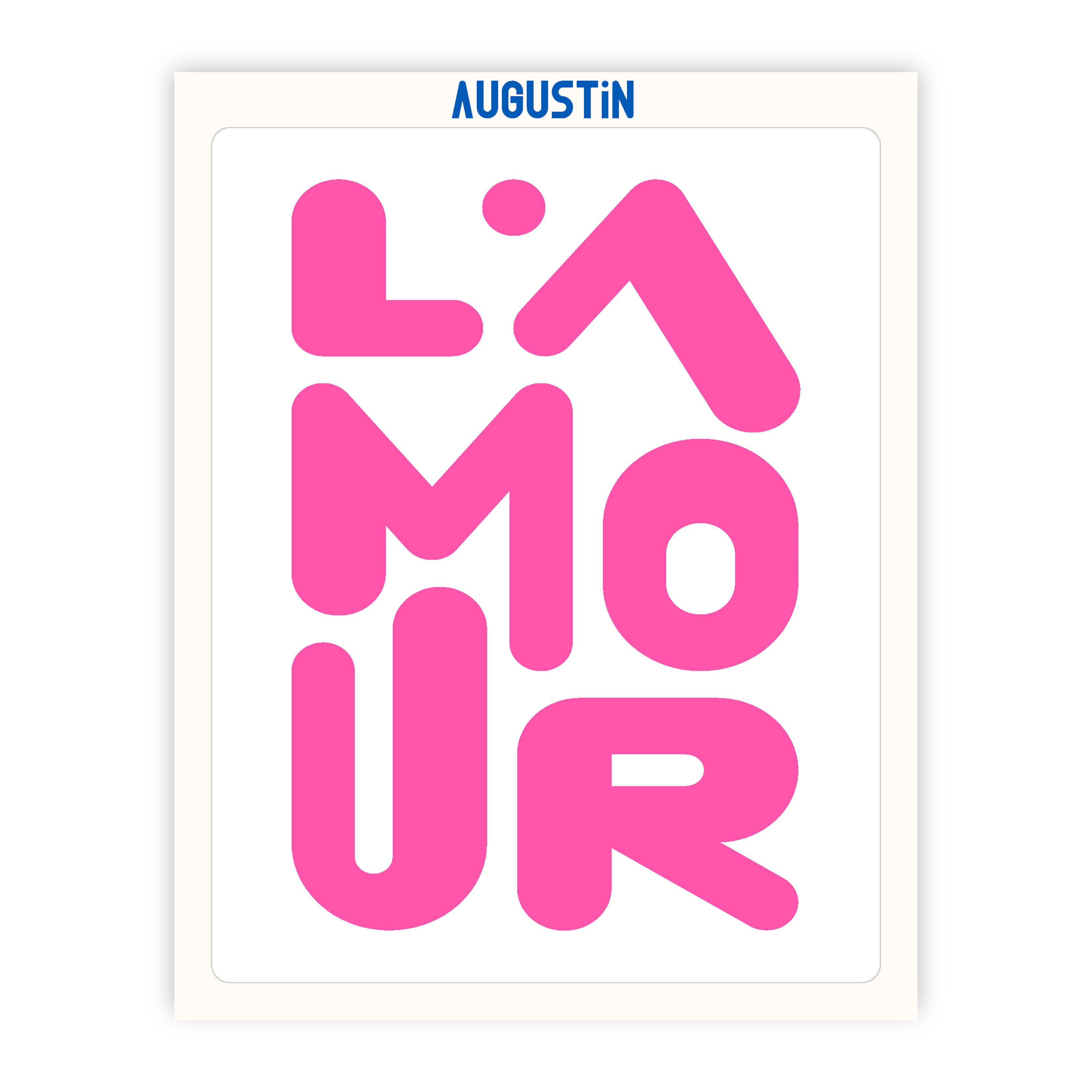 L'amour rose - affiche