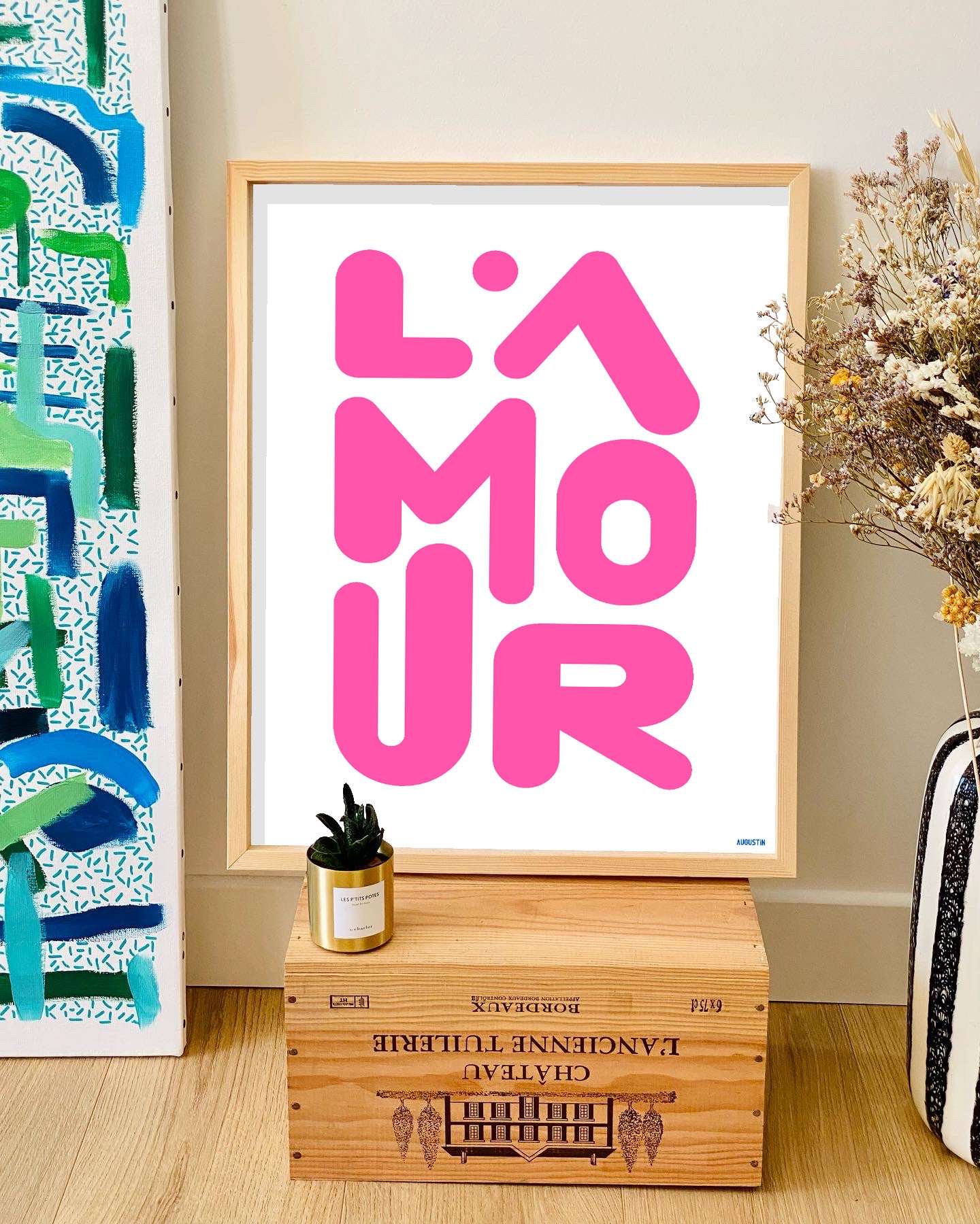 L'amour rose - affiche