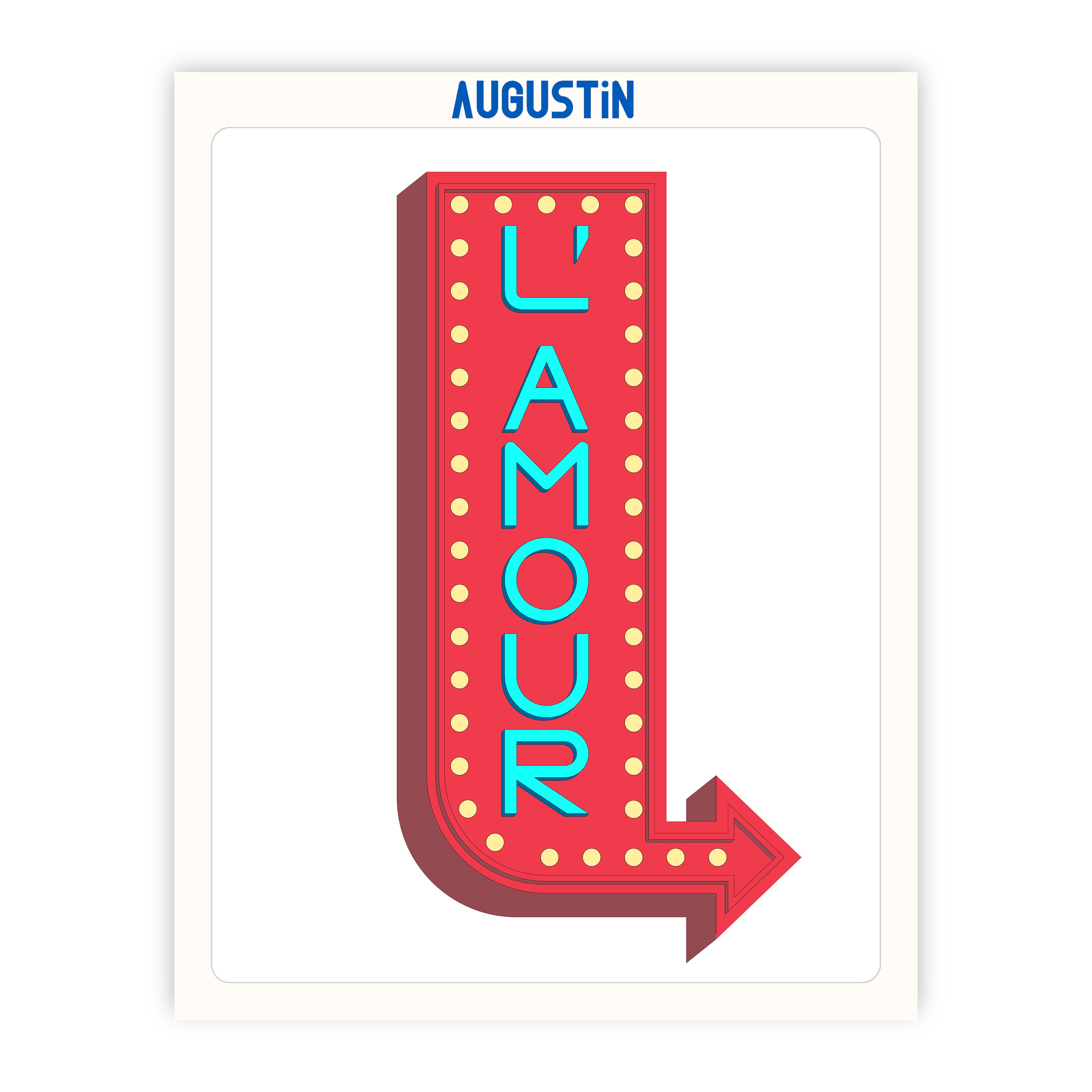 L'amour rouge - affiche