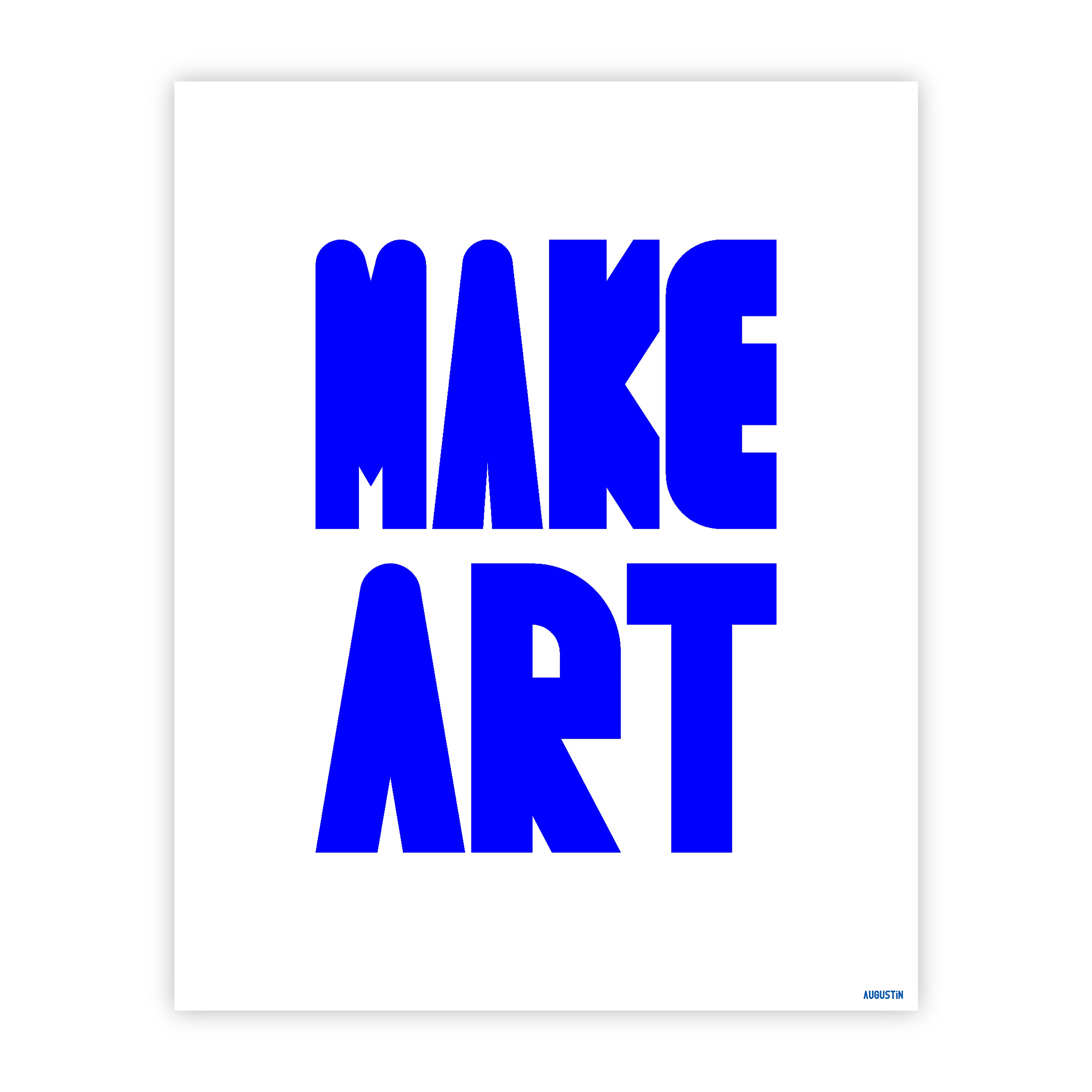 Make art - affiche