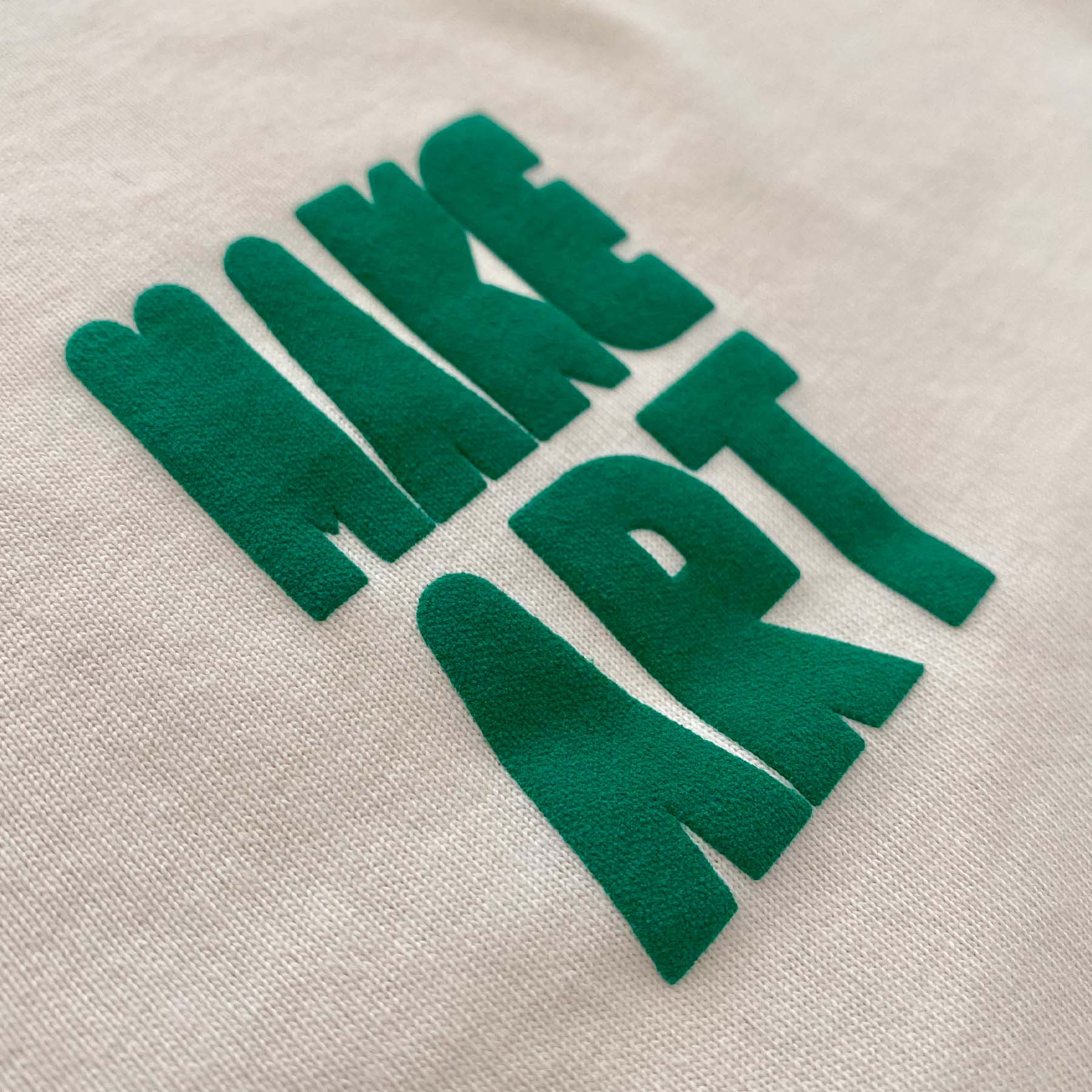 Make art - T-shirt oversize