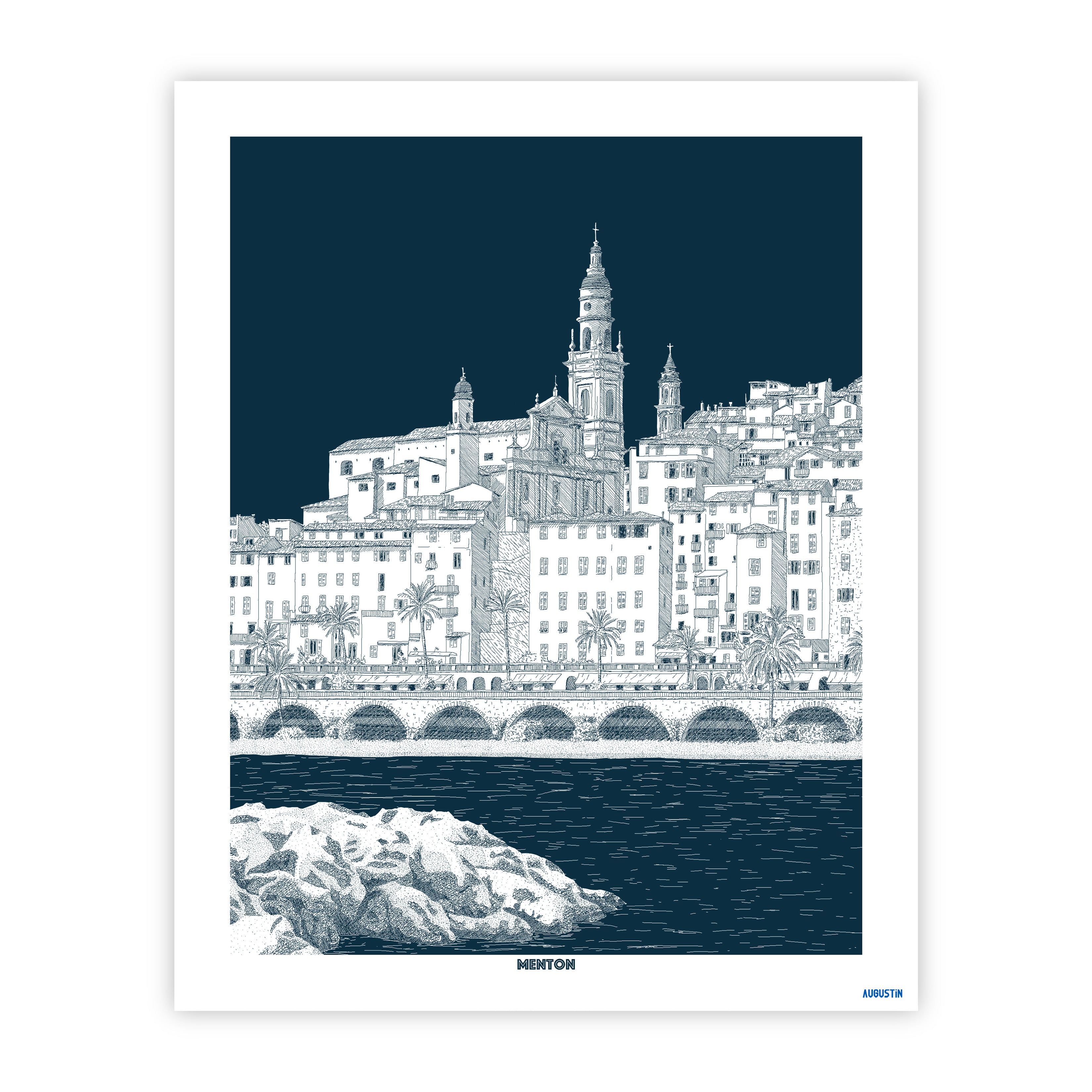 Menton - affiche