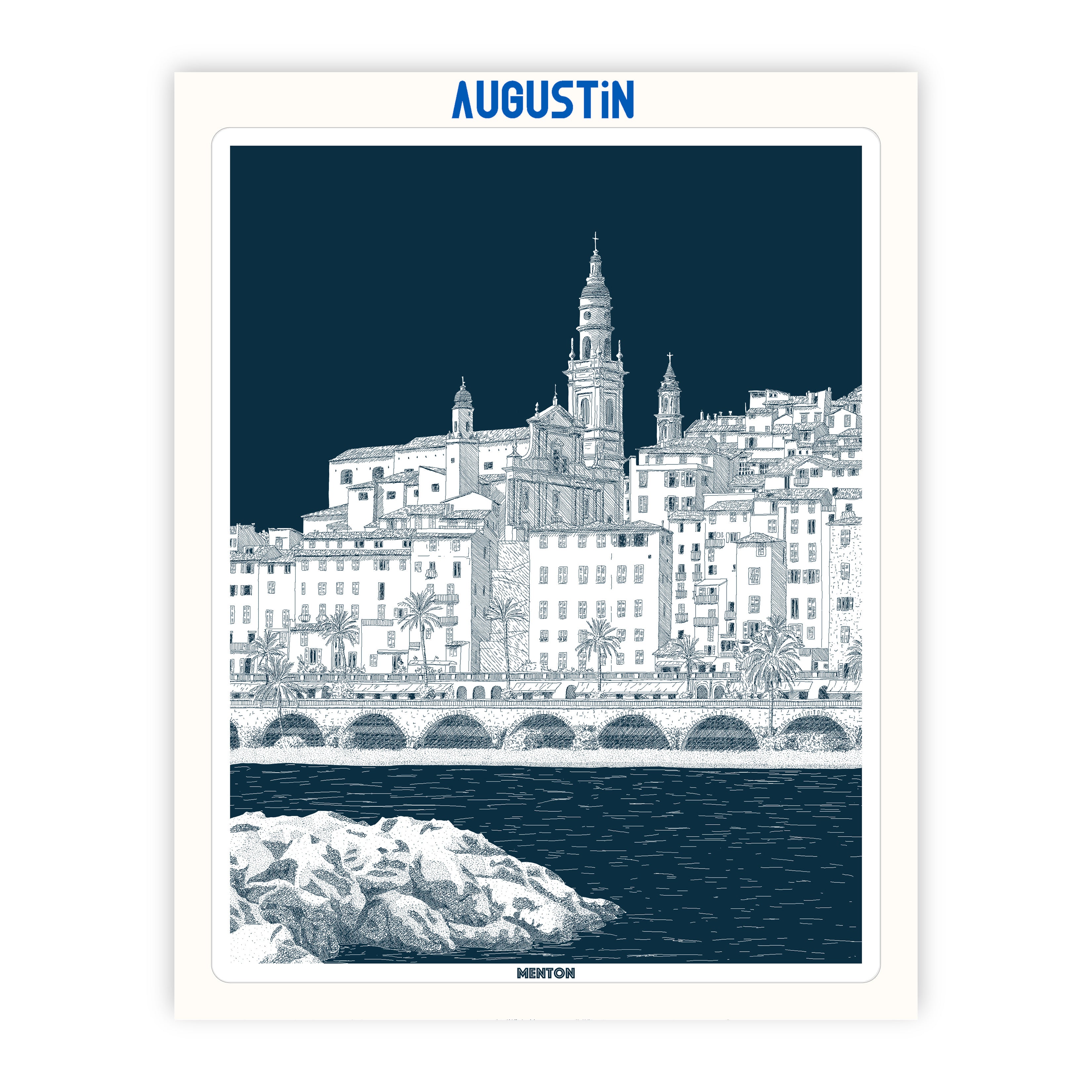 Menton - affiche