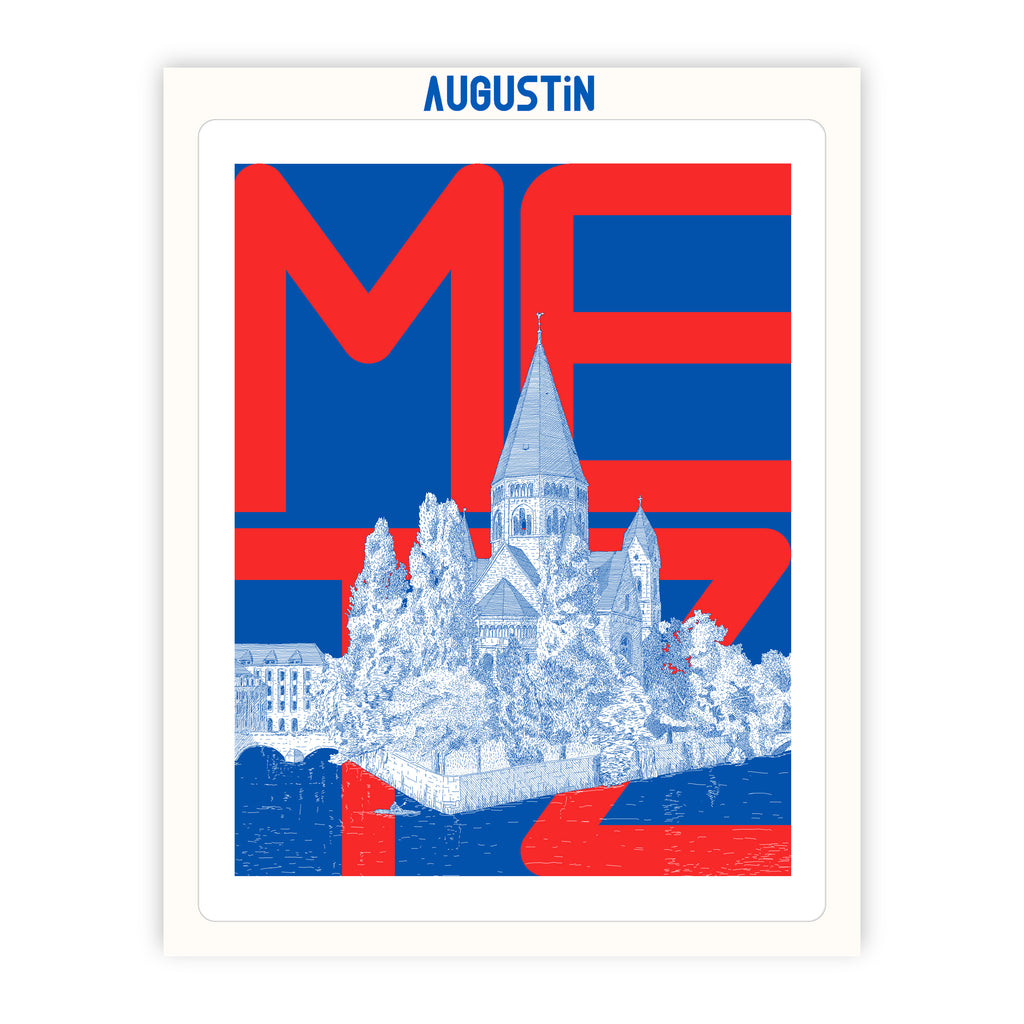 Metz rouge - affiche