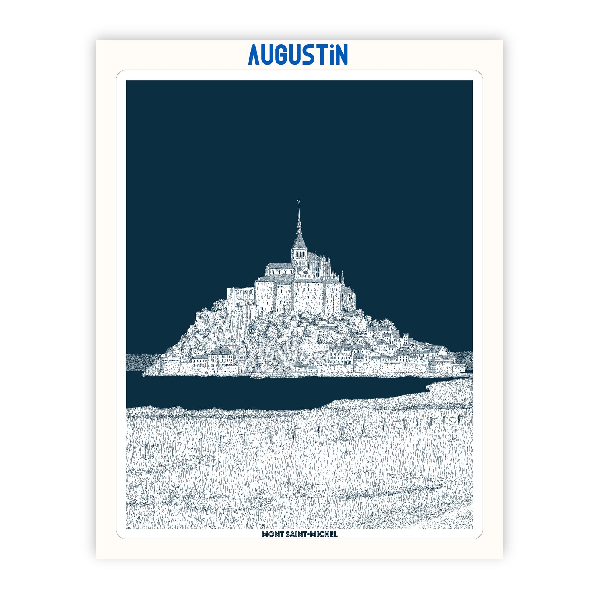 Mont St-Michel - affiche