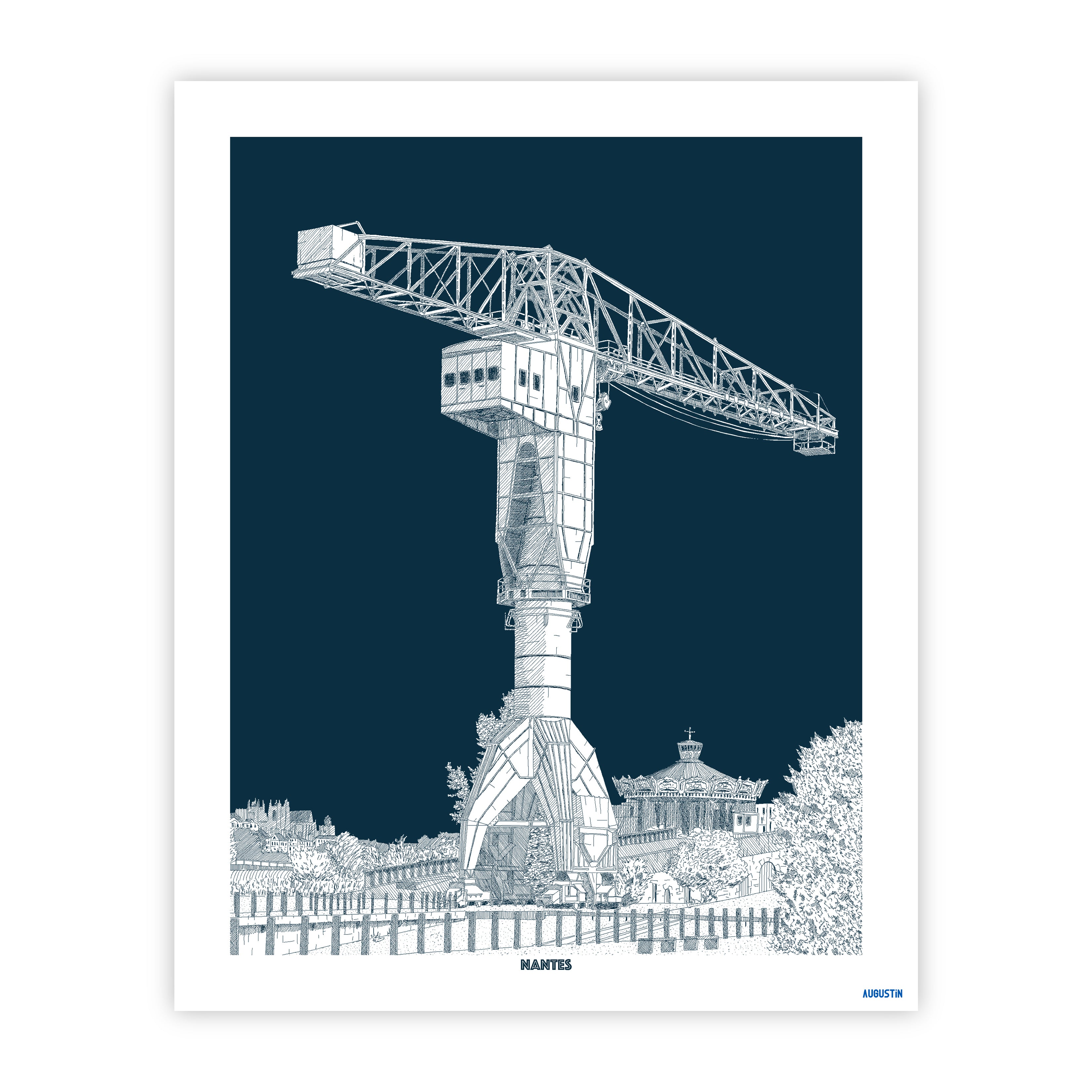 Nantes Grue Titan- affiche