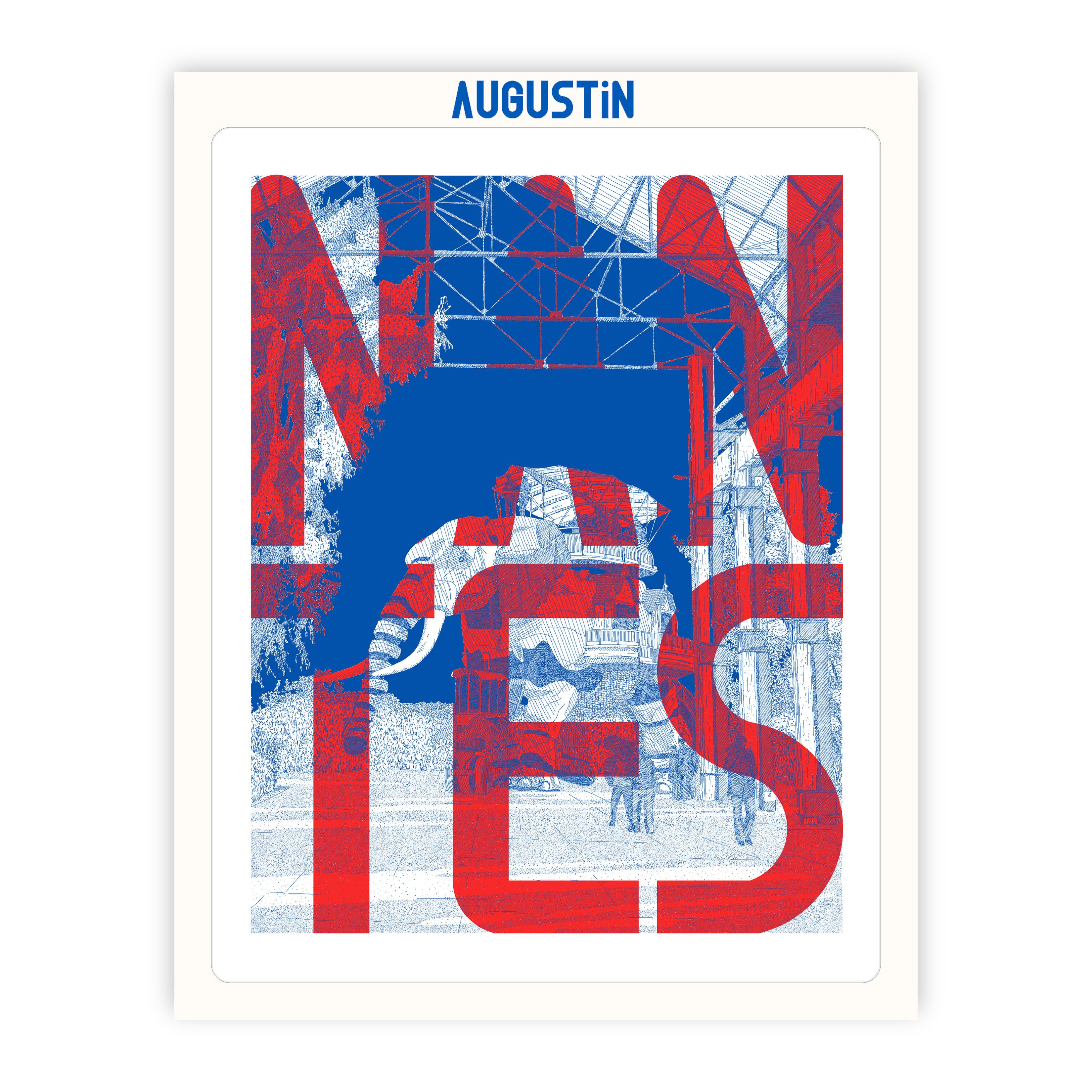 Nantes Les Nefs rouge - affiche