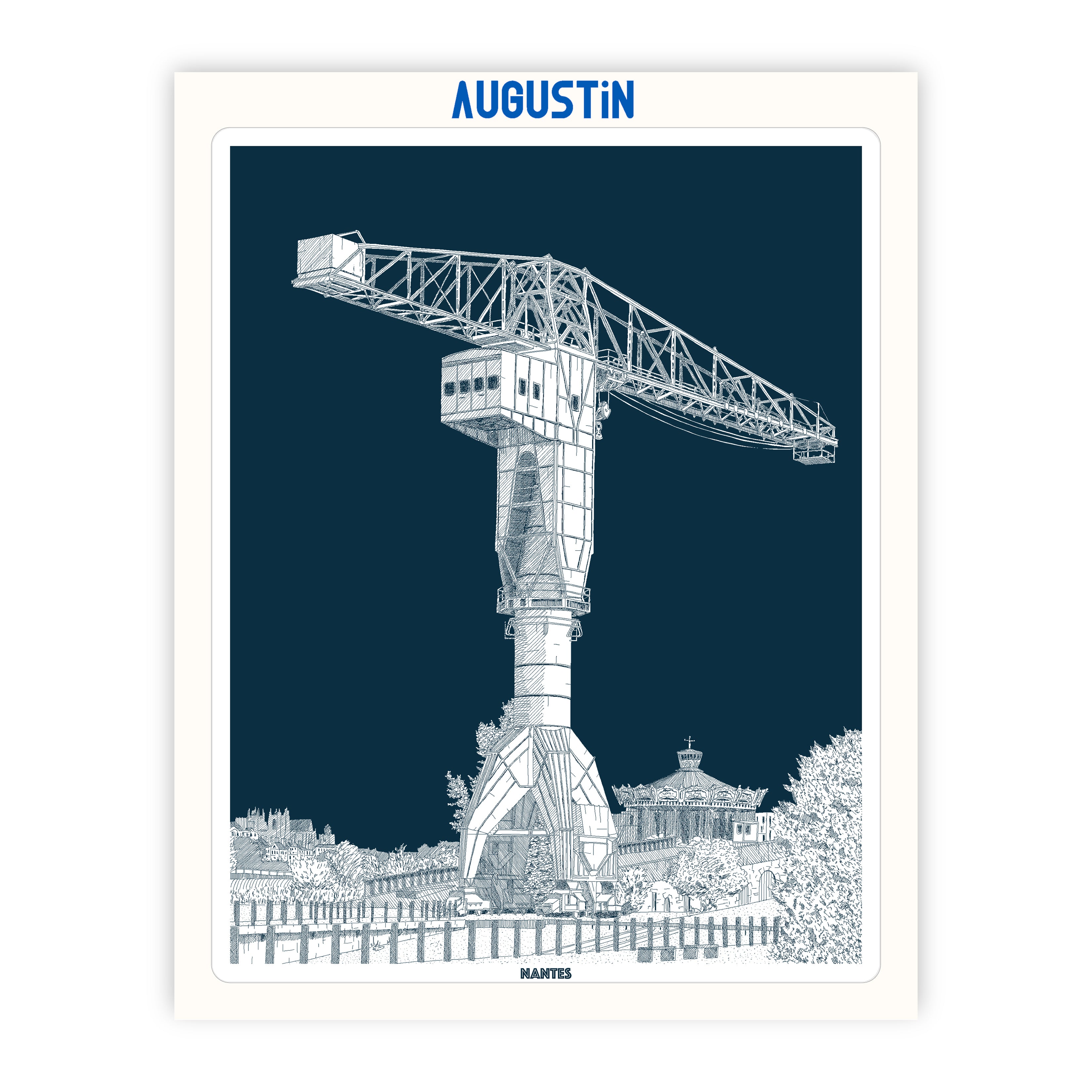 Nantes Grue Titan- affiche
