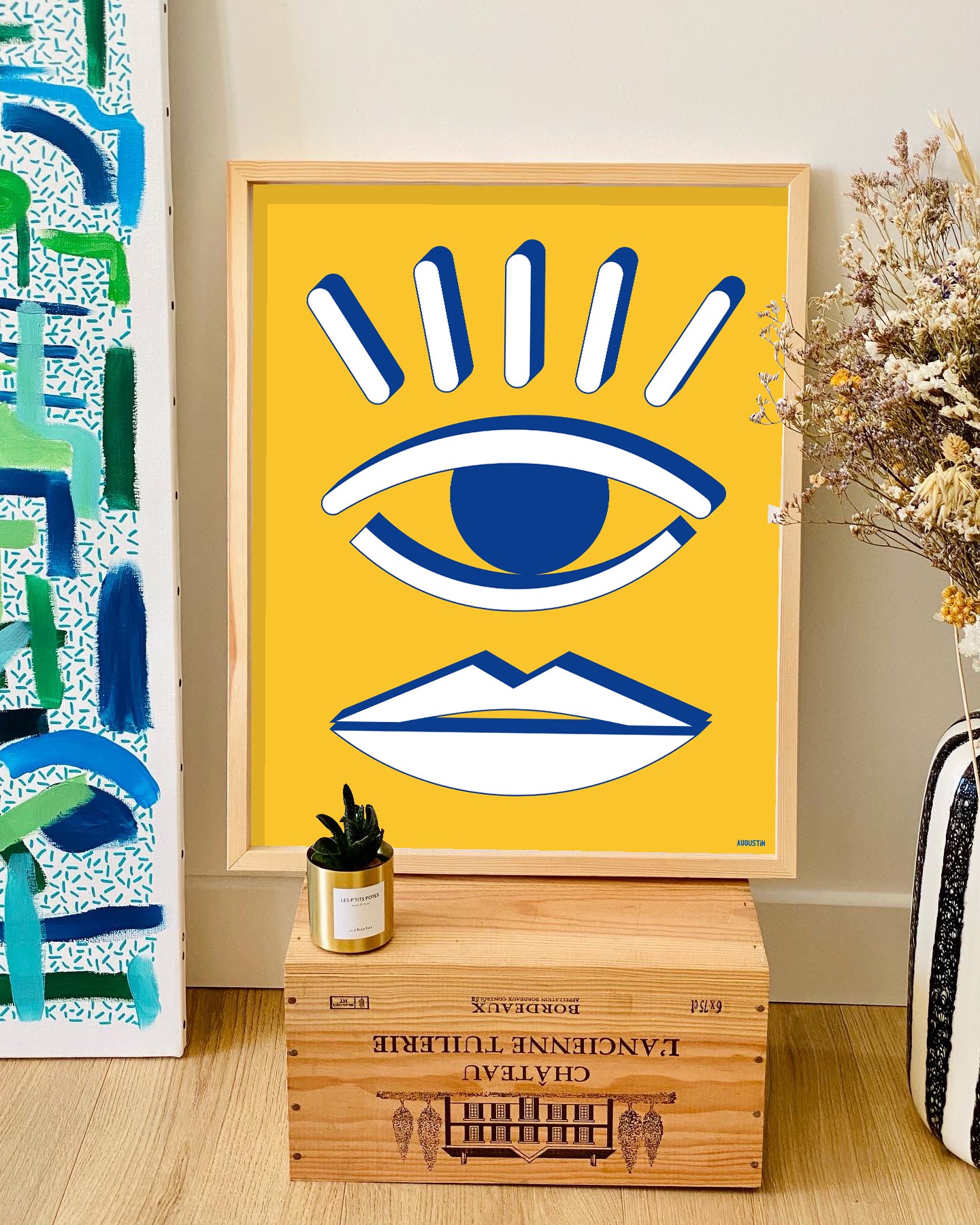 Oeil bouche - affiche