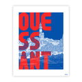 Ile d'Ouessant rouge - affiche