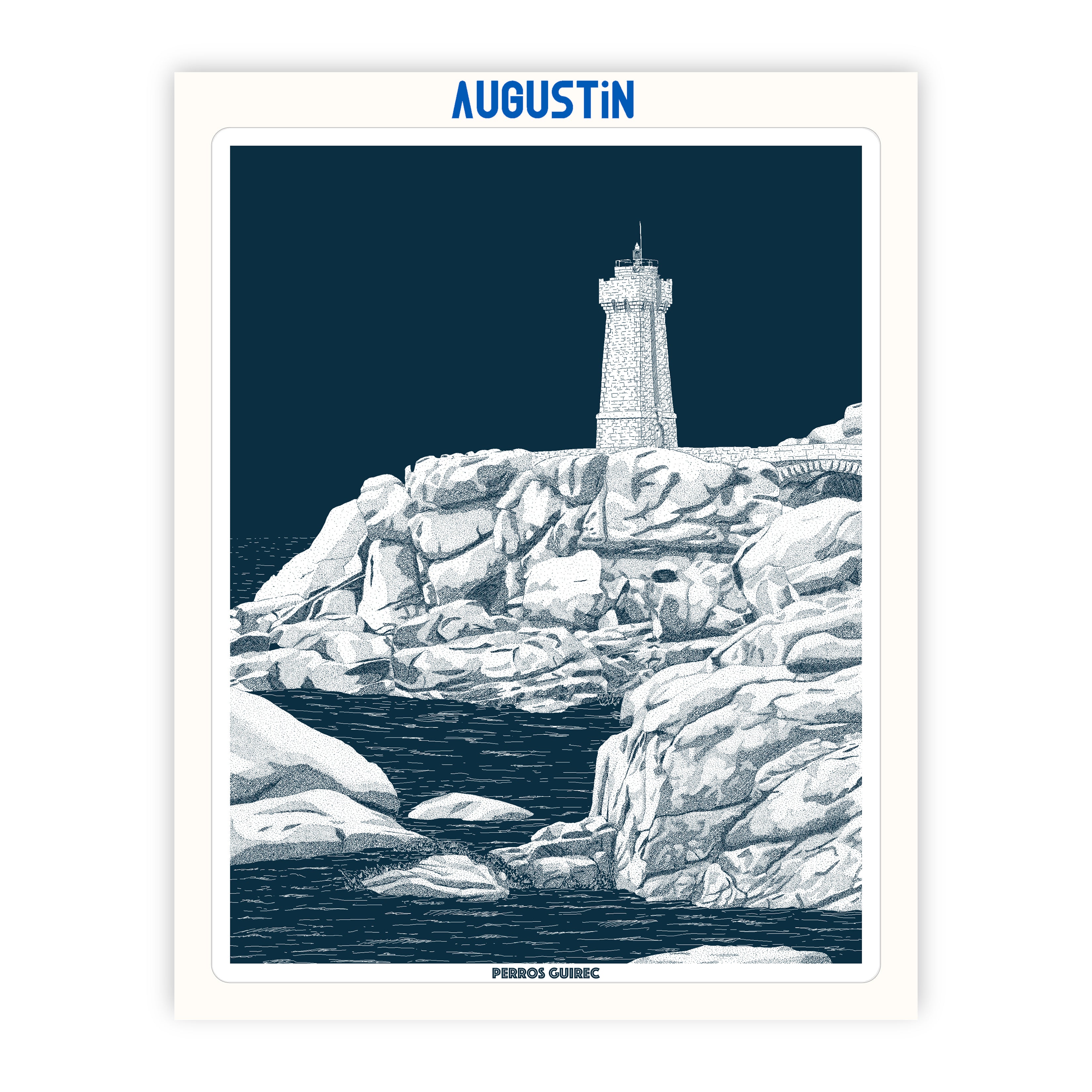 Perros Guirec- affiche