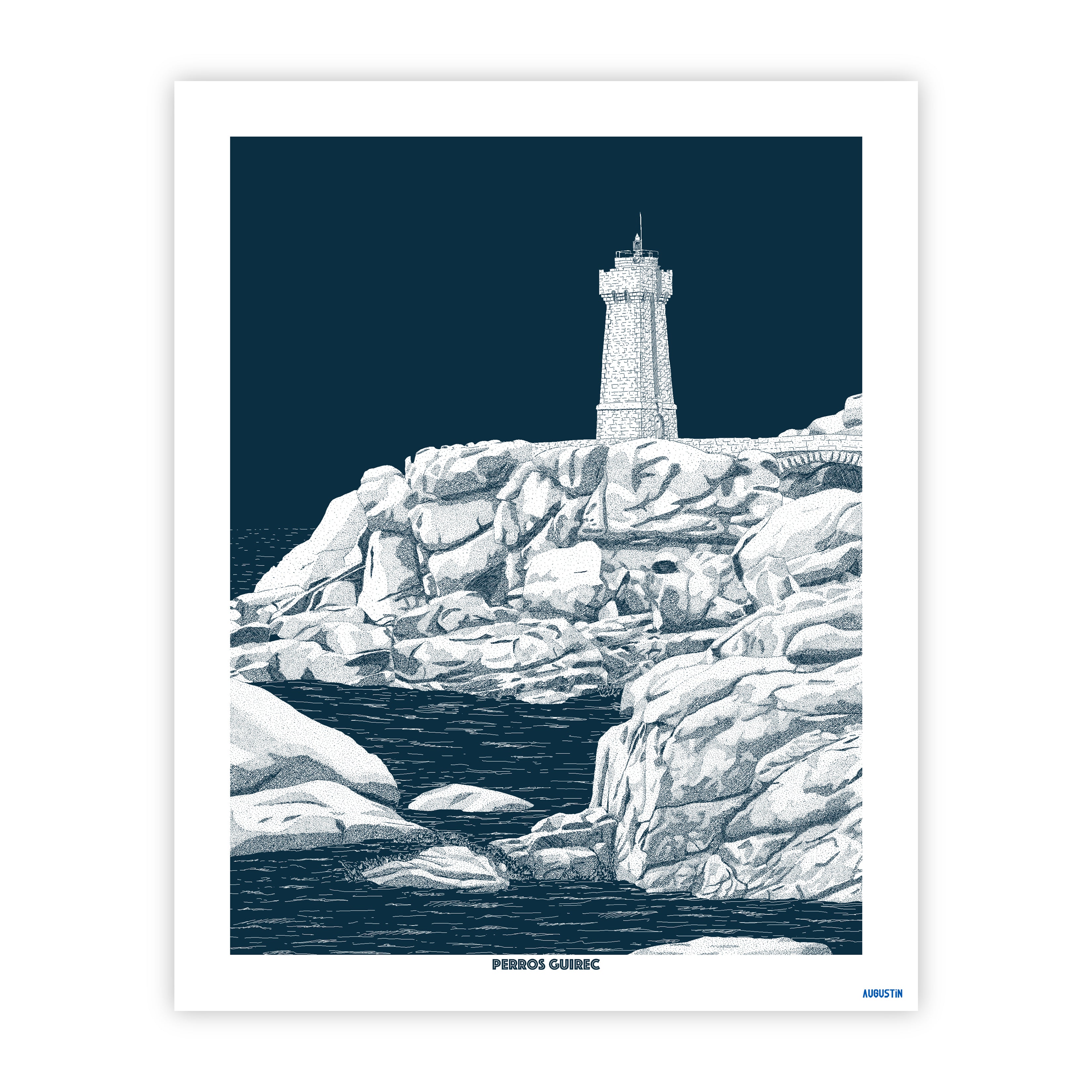 Perros Guirec- affiche