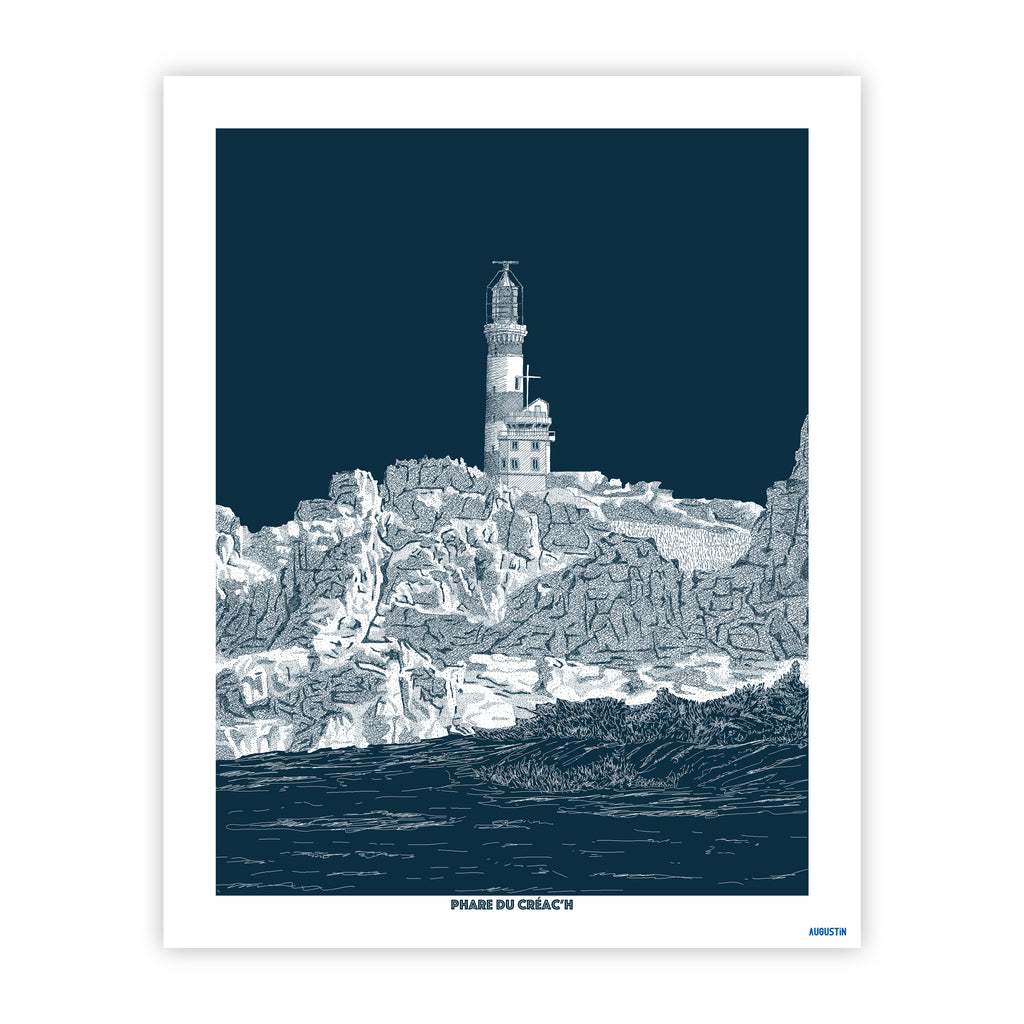 Phare du Créac'h- affiche