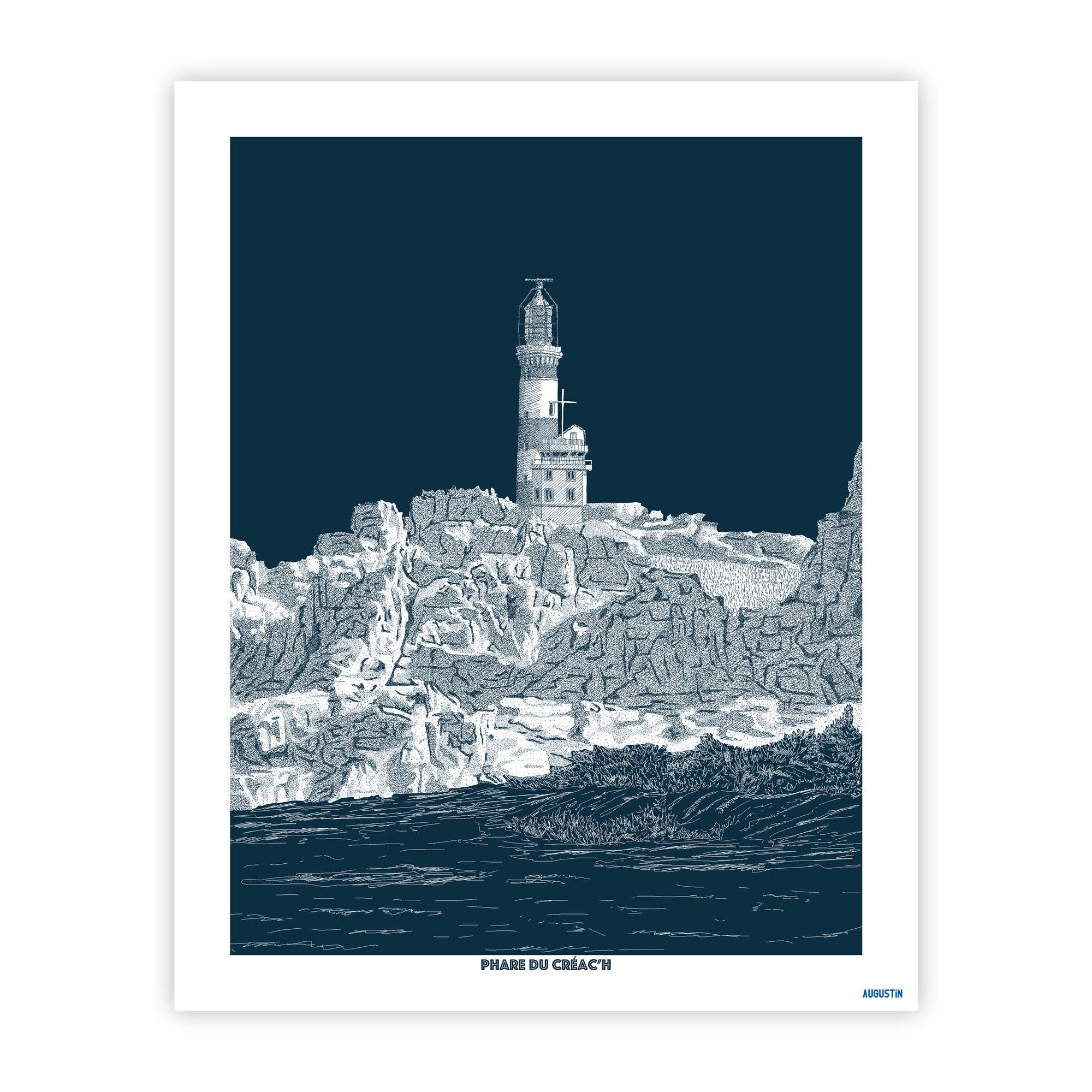 Phare du Créac'h- affiche